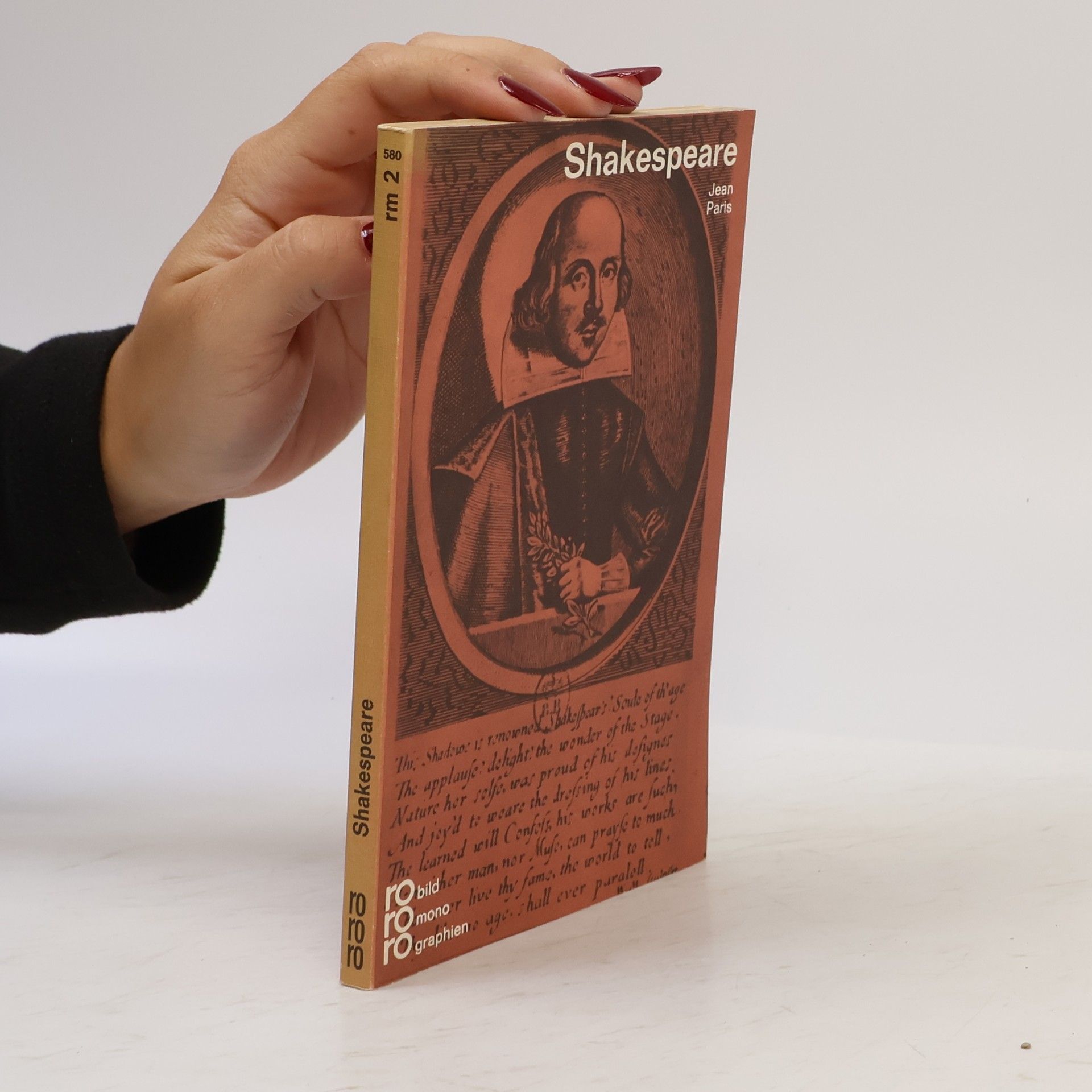 Jean Paris William Shakespeare in Selbstzeugnissen und Bilddokumenten