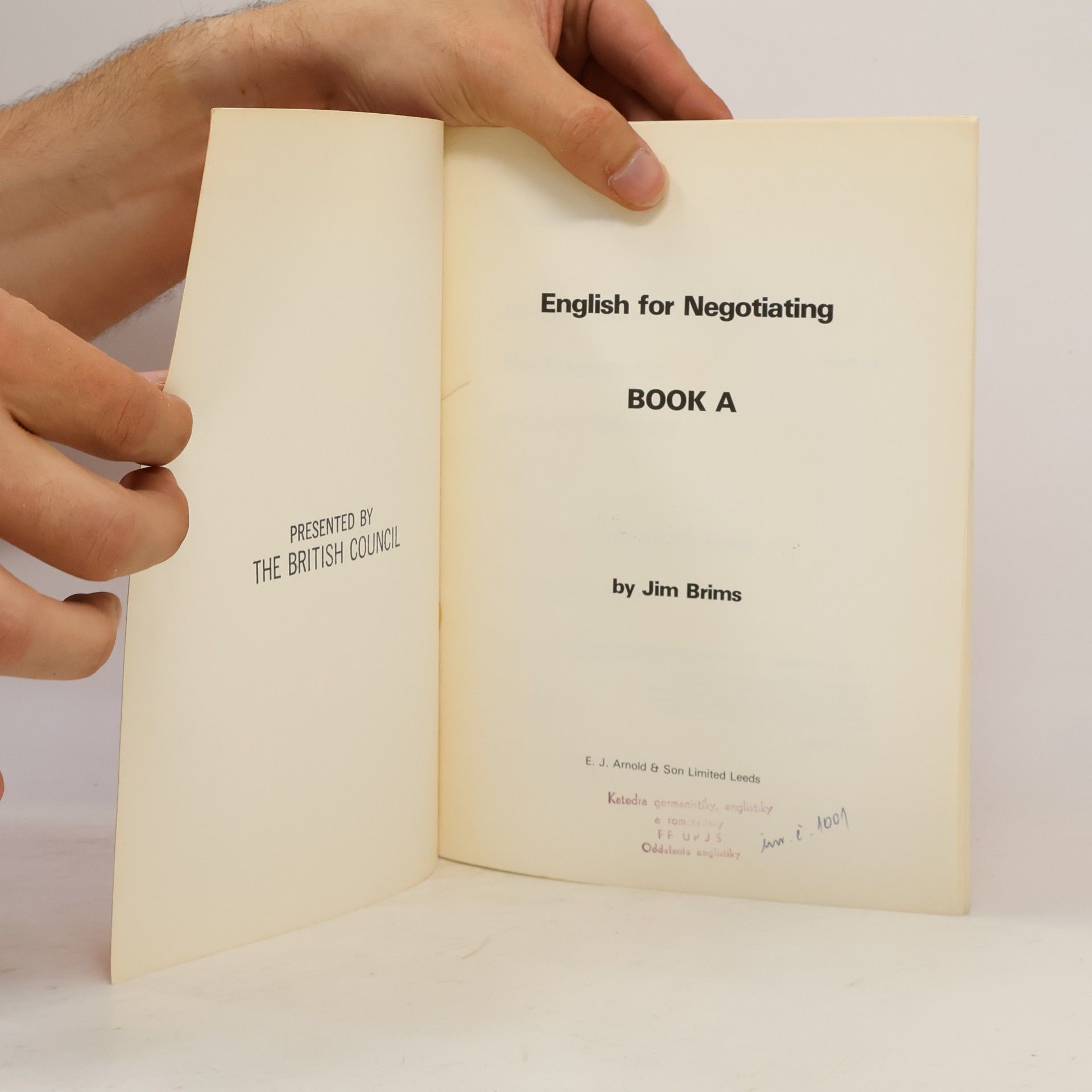 Jim Brims English for Negotiation