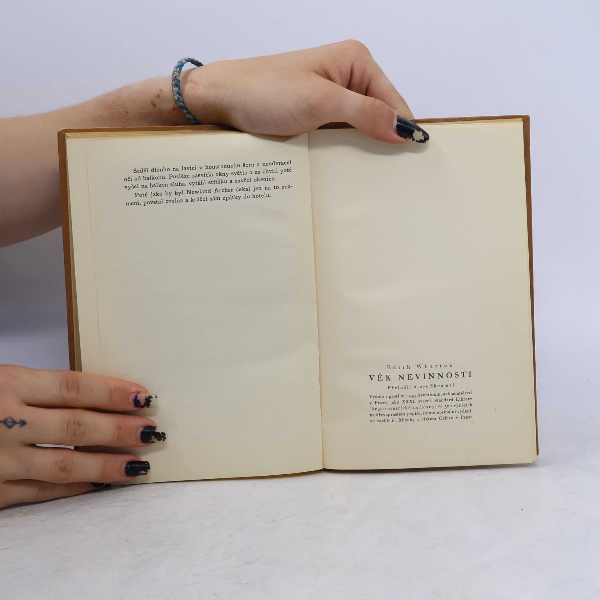 Edith Wharton Věk nevinnosti