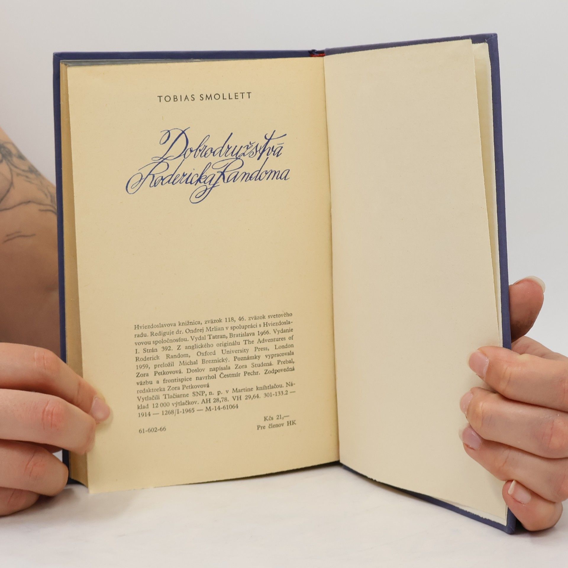 Tobias Smollett Dobrodružstvá Rodericka Randoma
