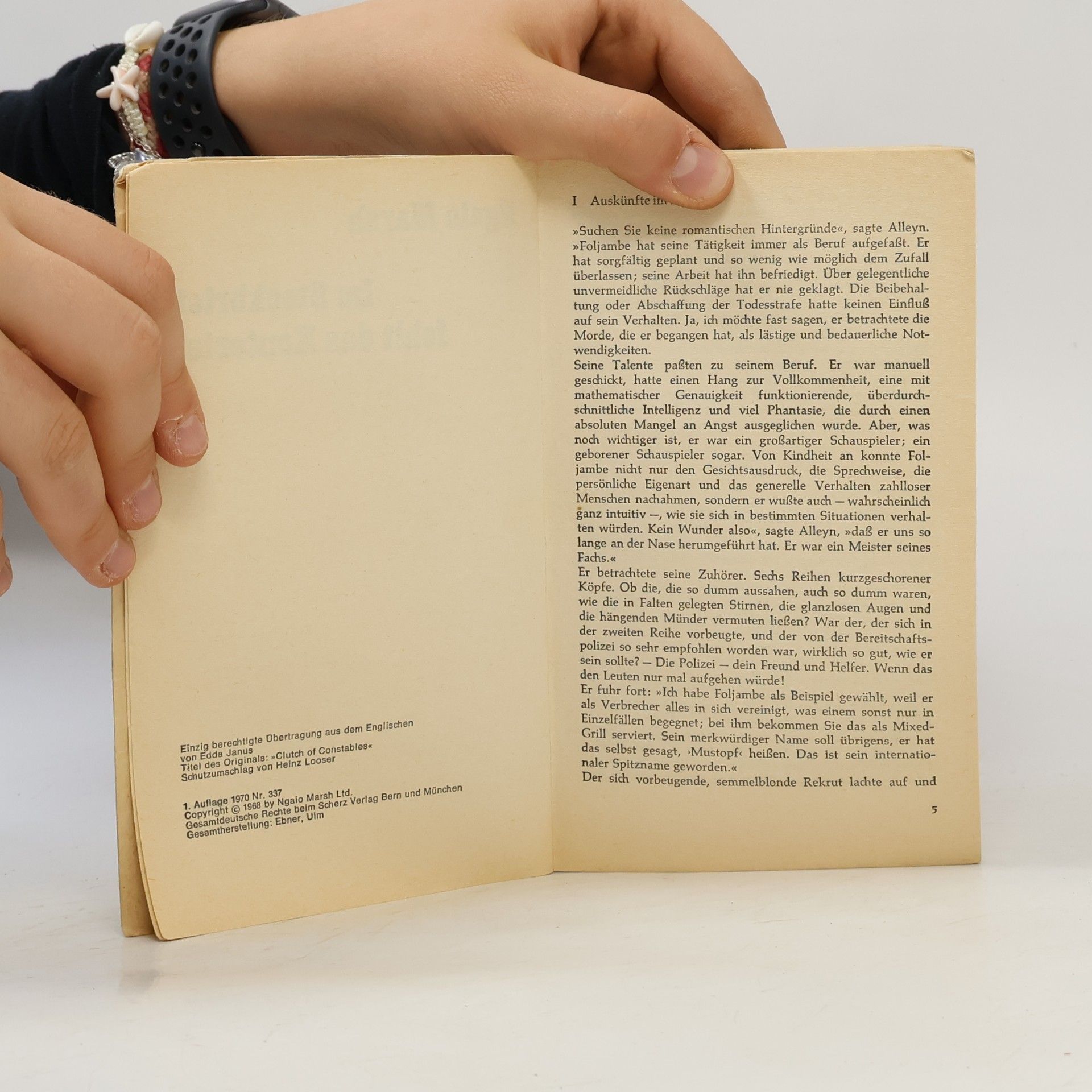 Ngaio Marsh Im Steckbrief fehlt das Konterfei