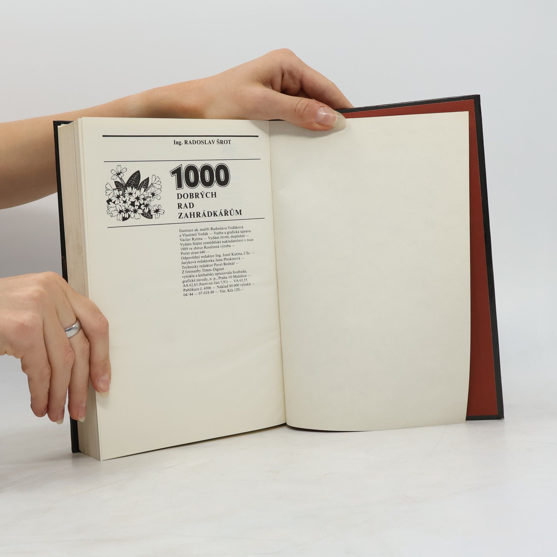 Radoslav Šrot 1000 dobrých rad zahrádkářům