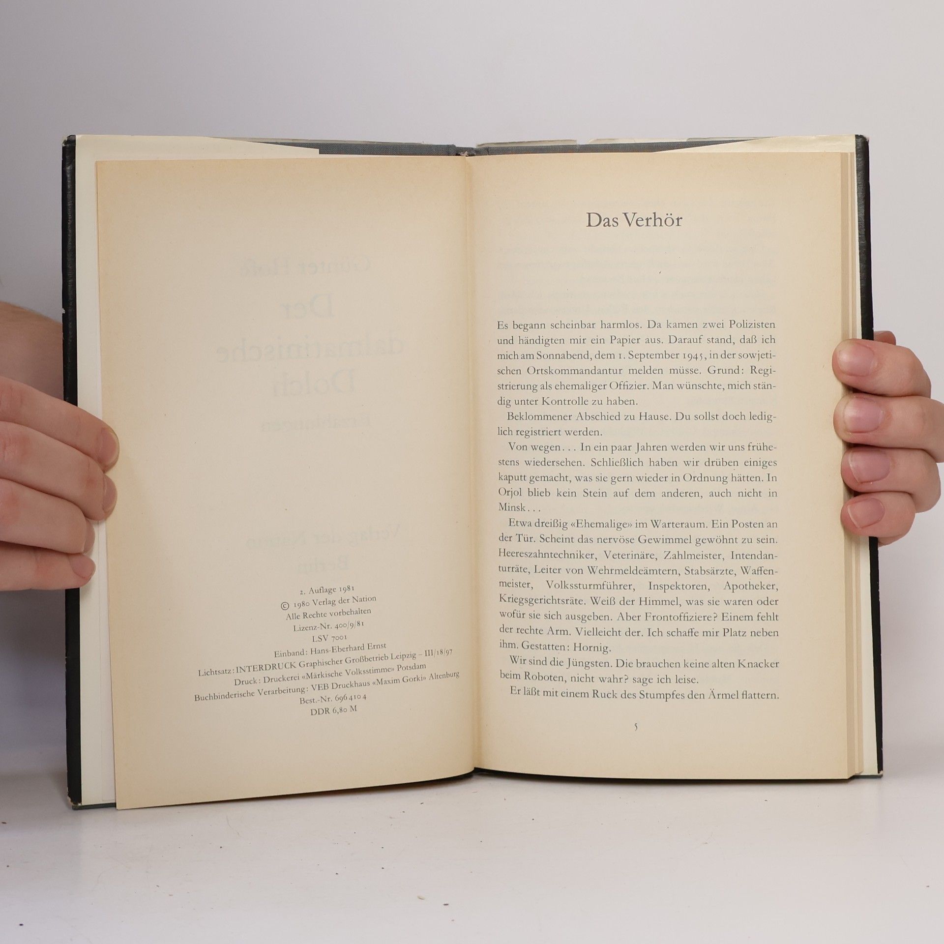 Günter Hofé Der dalmatinische Dolch