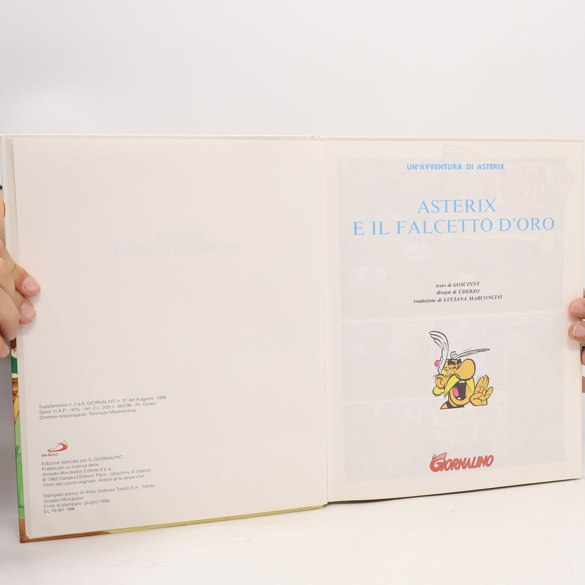 René Goscinny Asterix e il falcetto d'oro