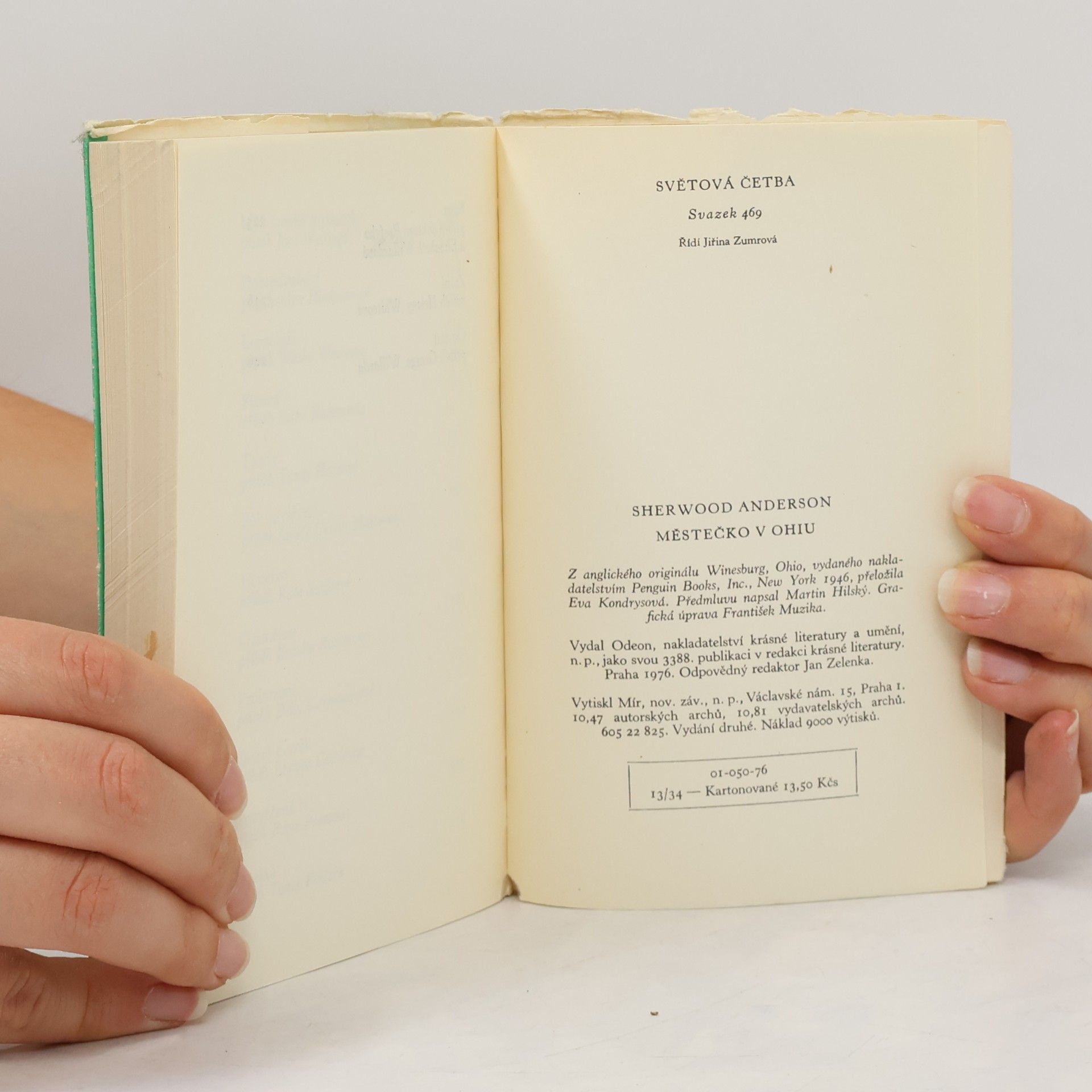 Sherwood Anderson Městečko v Ohiu