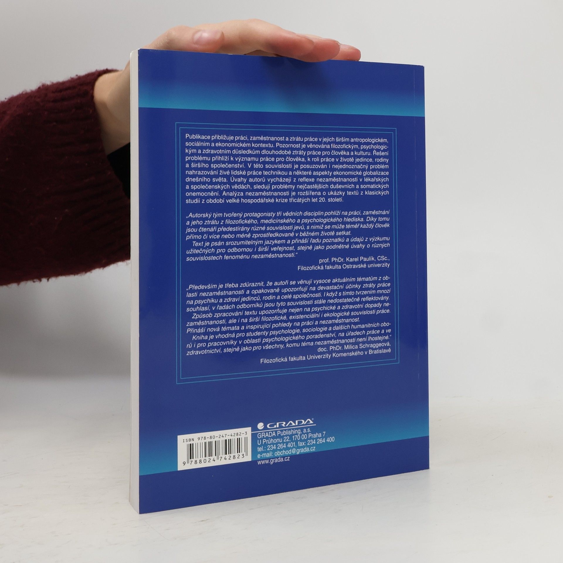 Josef Šmajs Nezaměstnanost: psychologický, ekonomický, a sociální problém