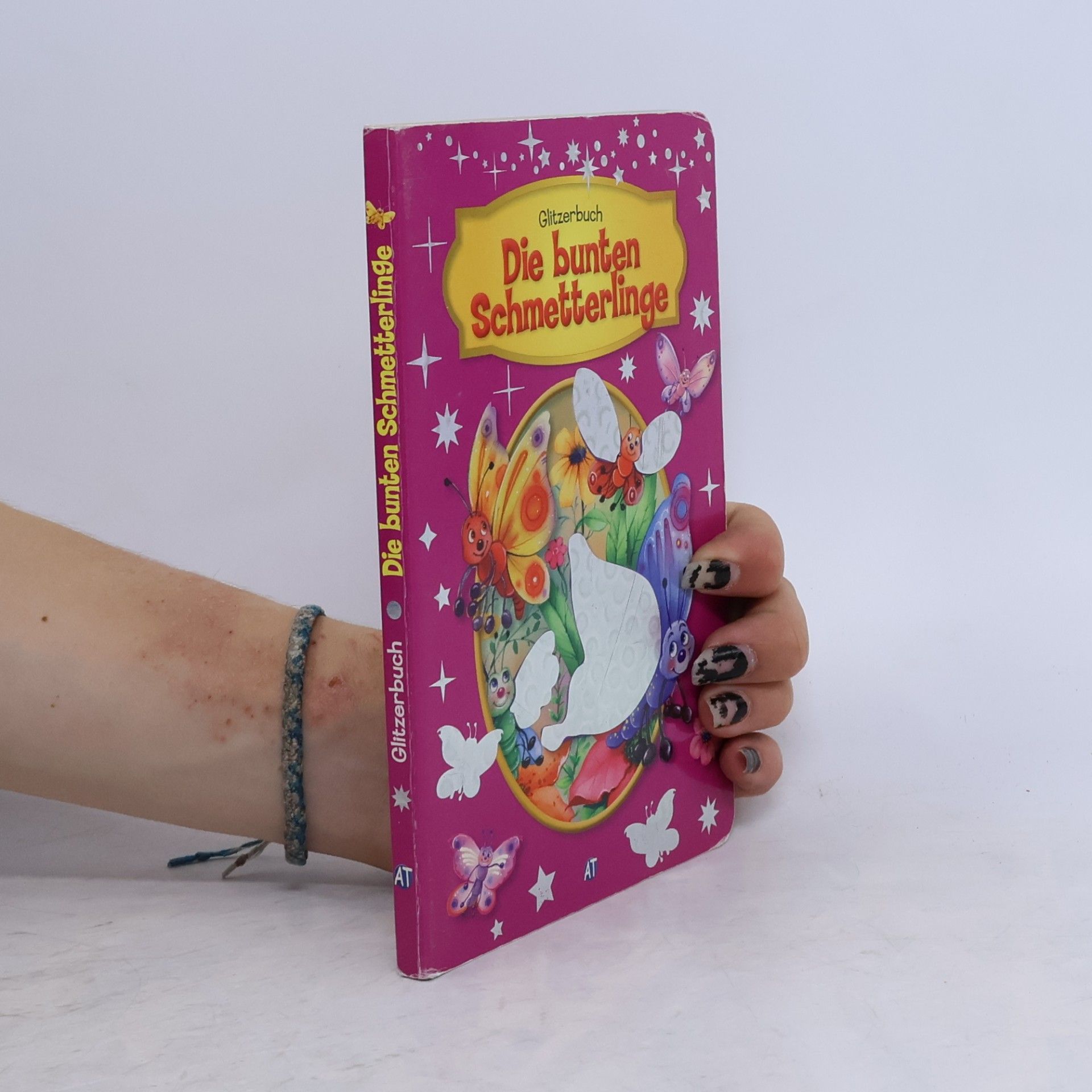 Autorenkollektiv Glitzerbuch Die bunten Schmetterlinge. Glitzerbuch