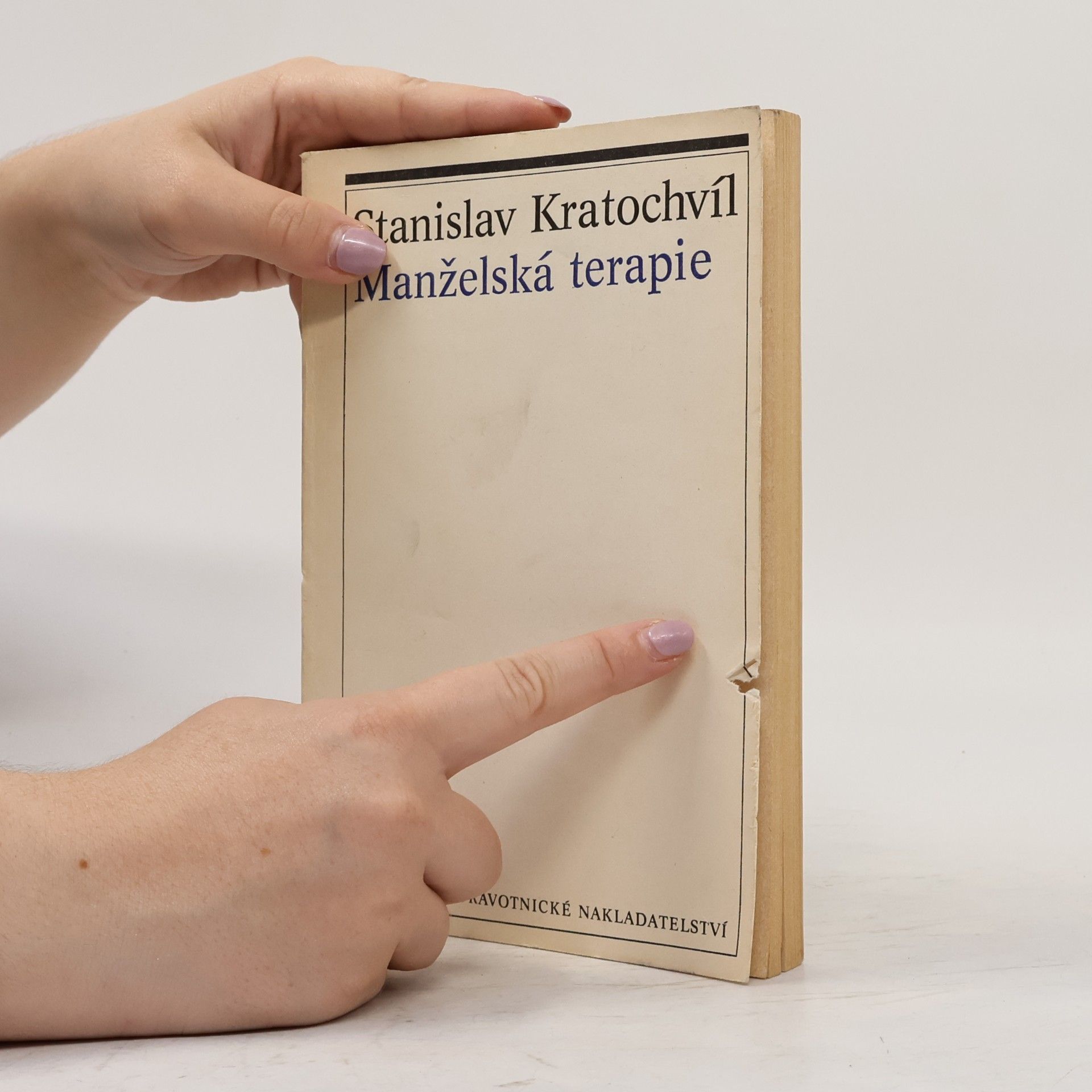 Stanislav Kratochvíl Manželská terapie
