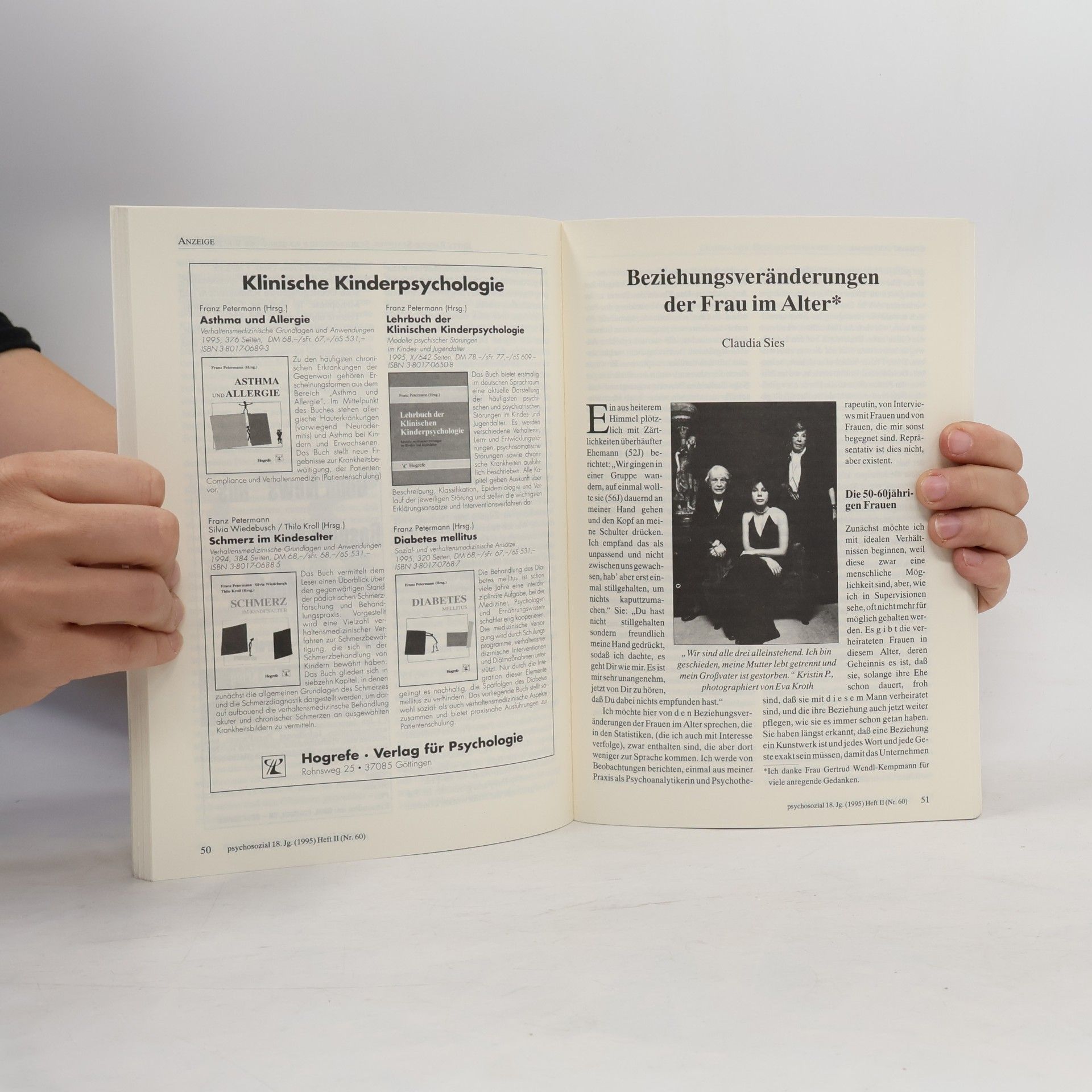 Autorenkollektiv Psychosozial: Weibliche Identität und Altern 60