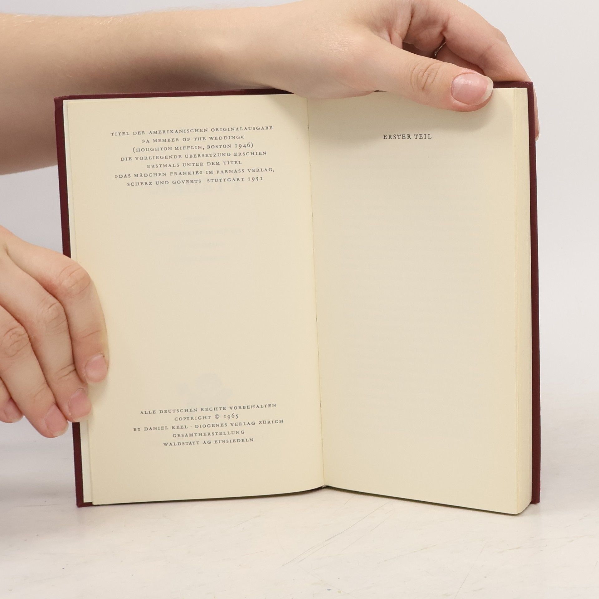 Carson McCullers Frankie