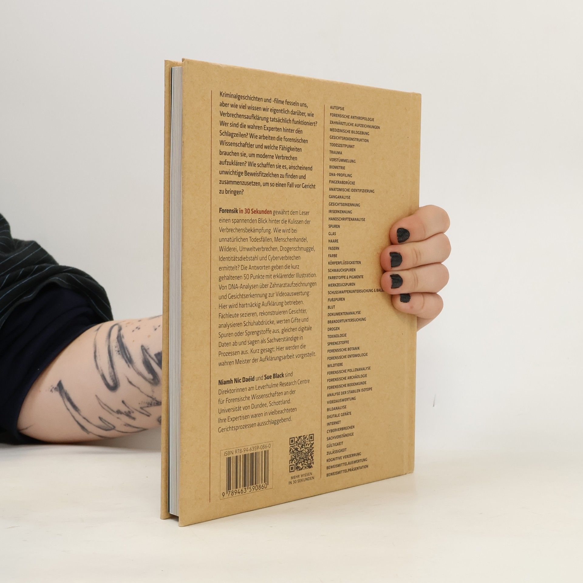 Sue Black Forensik in 30 Sekunden