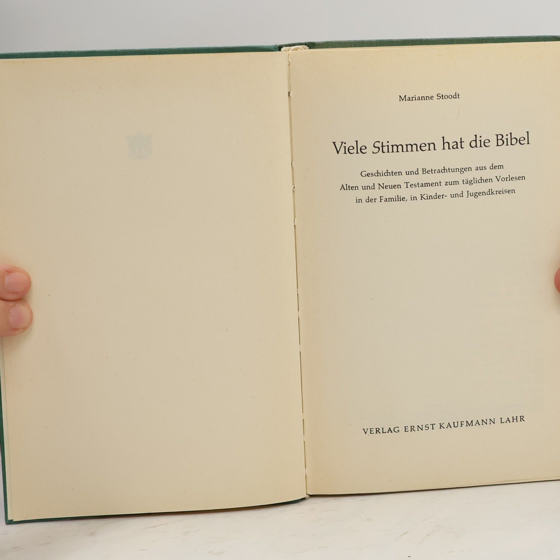 Marianne Stoodt Viele Stimmen hat die Bibel