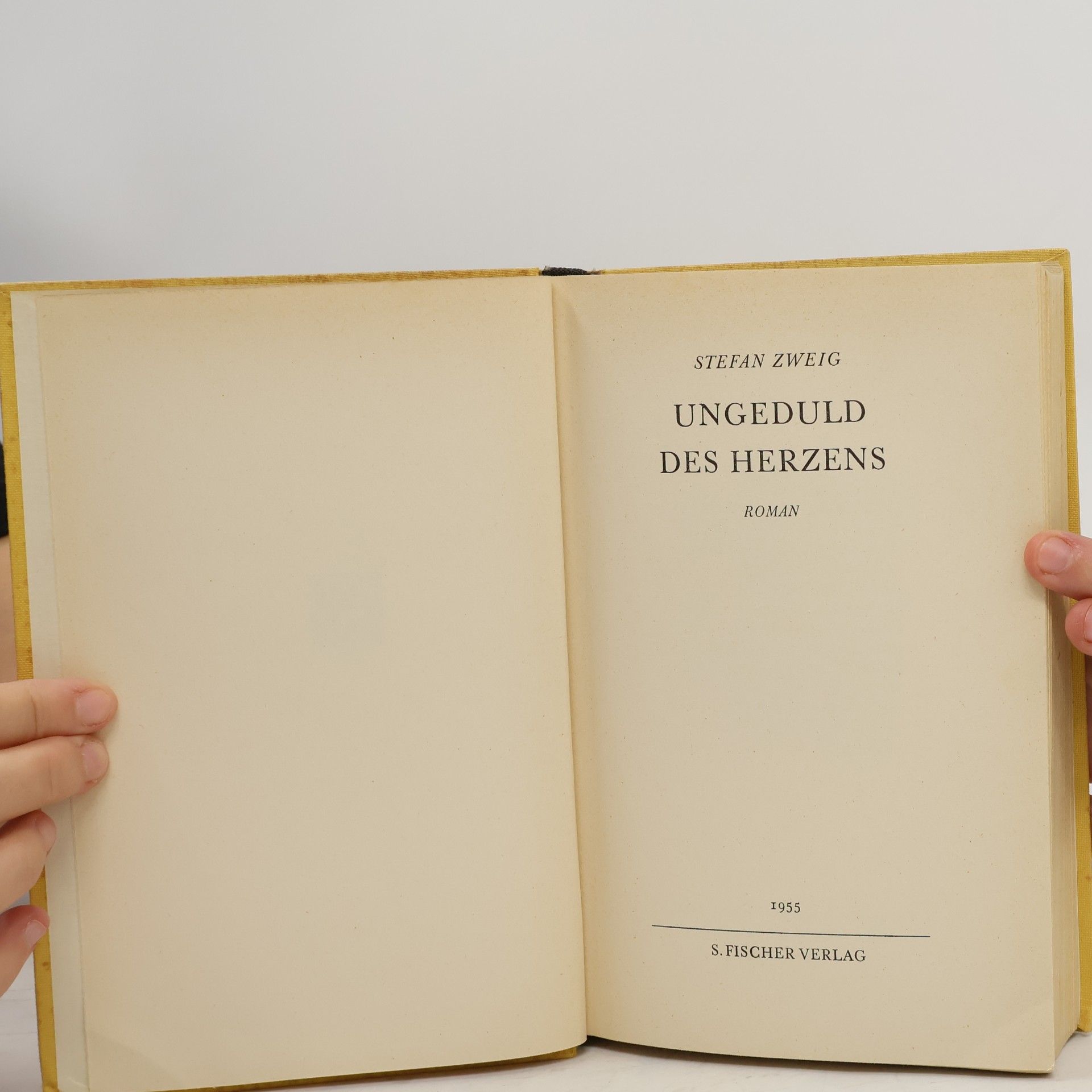 Stefan Zweig Ungeduld des Herzens