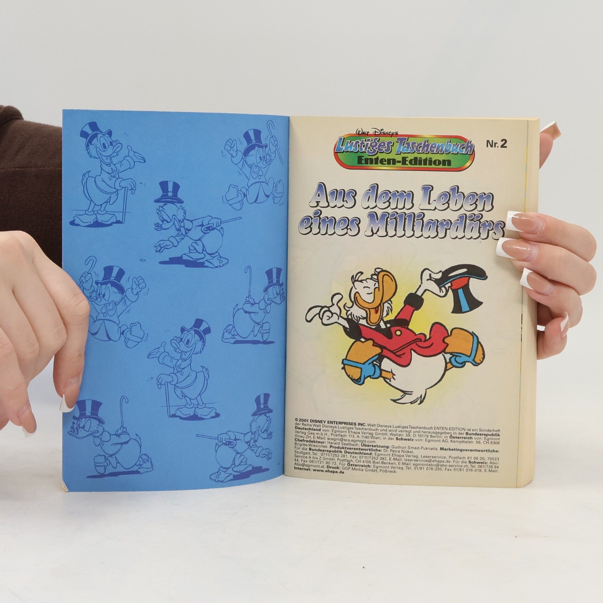 Walt Disney Lustiges Taschenbuch. Enten-Edition 2. Aus dem Leben eines Milliardärs