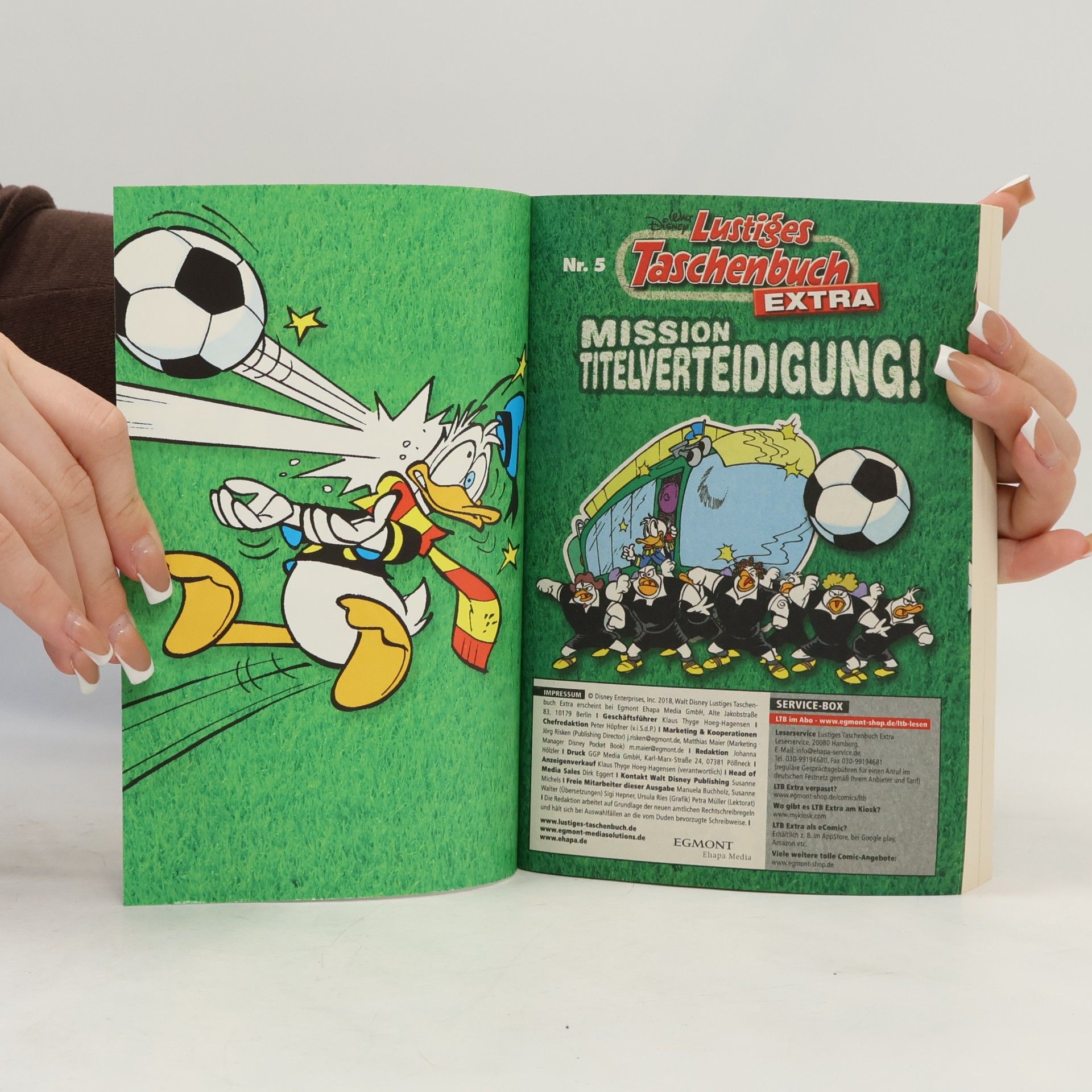 Walt Disney Lustiges Taschenbuch Extra – Fußball 05: Mission Titelverteidigung