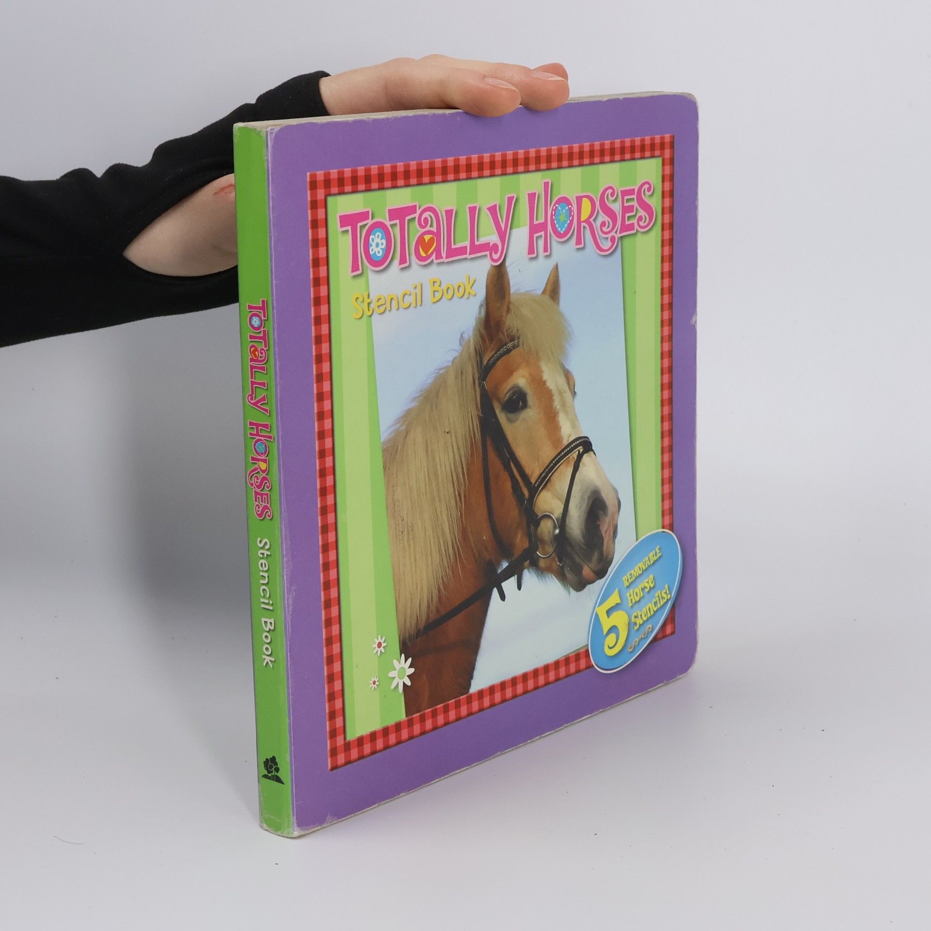 Kolektív autorov Totally Horses Stencil Book