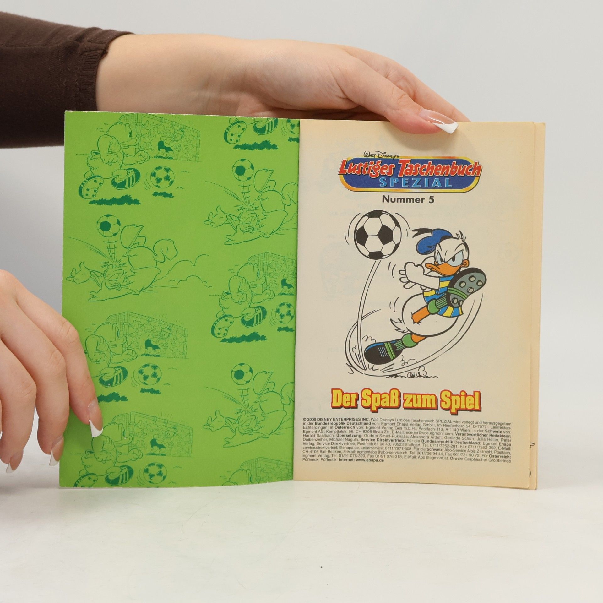 Walt Disney Lustiges Taschenbuch spezial:Der spass zum spiel