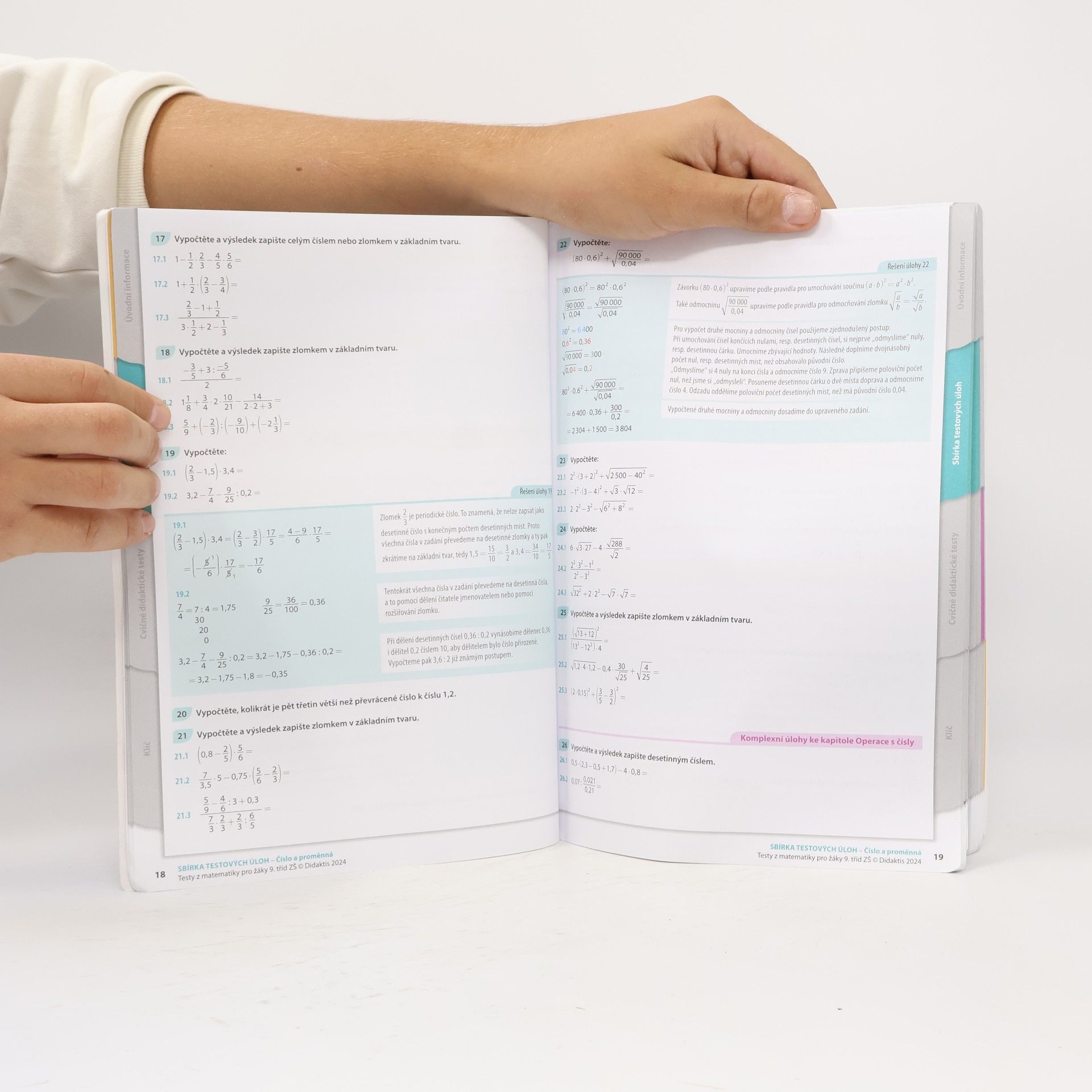 Various authors Testy 2024-2025 z matematiky pro žáky 9. tříd ZŠ