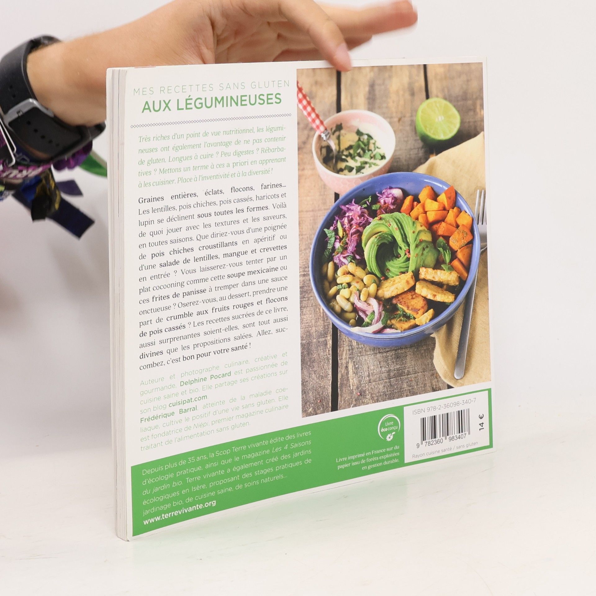 Delphine Pocart Mes recettes sans gluten aux légumineuses