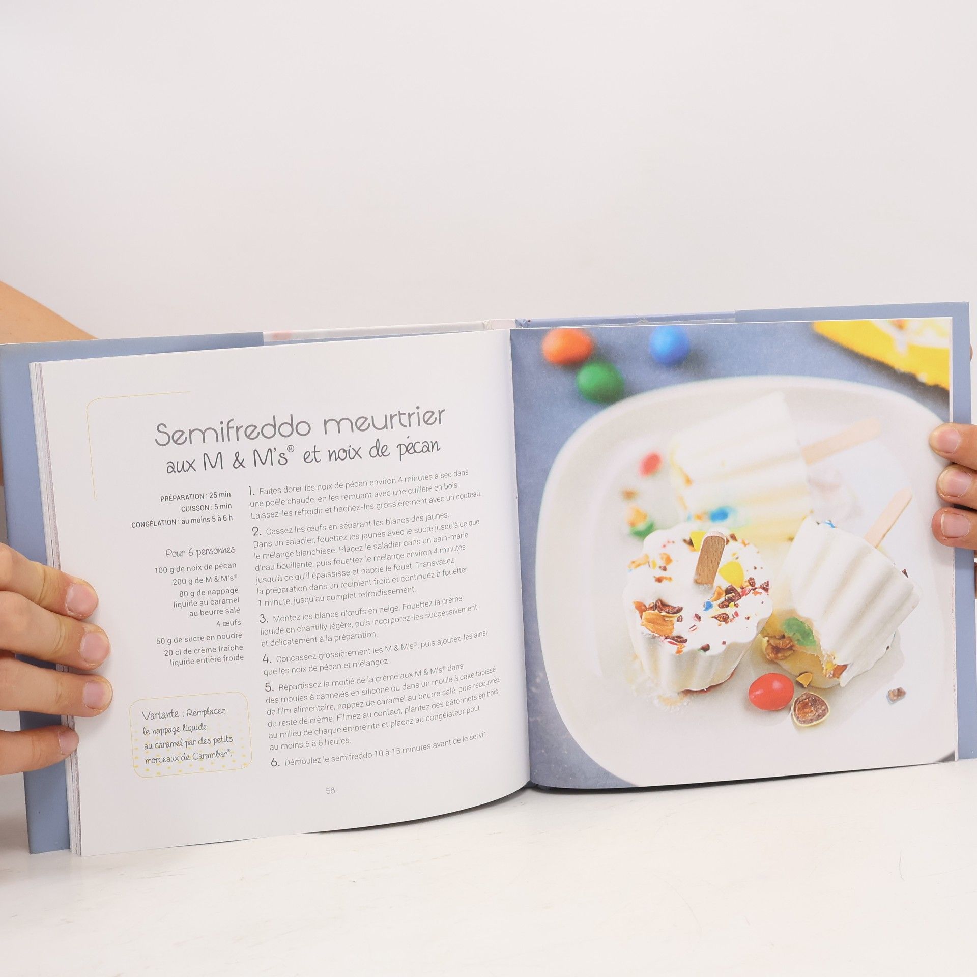 Élise Delprat Alvares Semifreddos-desserts glaces faciles et onctueux - Sans sorbetière