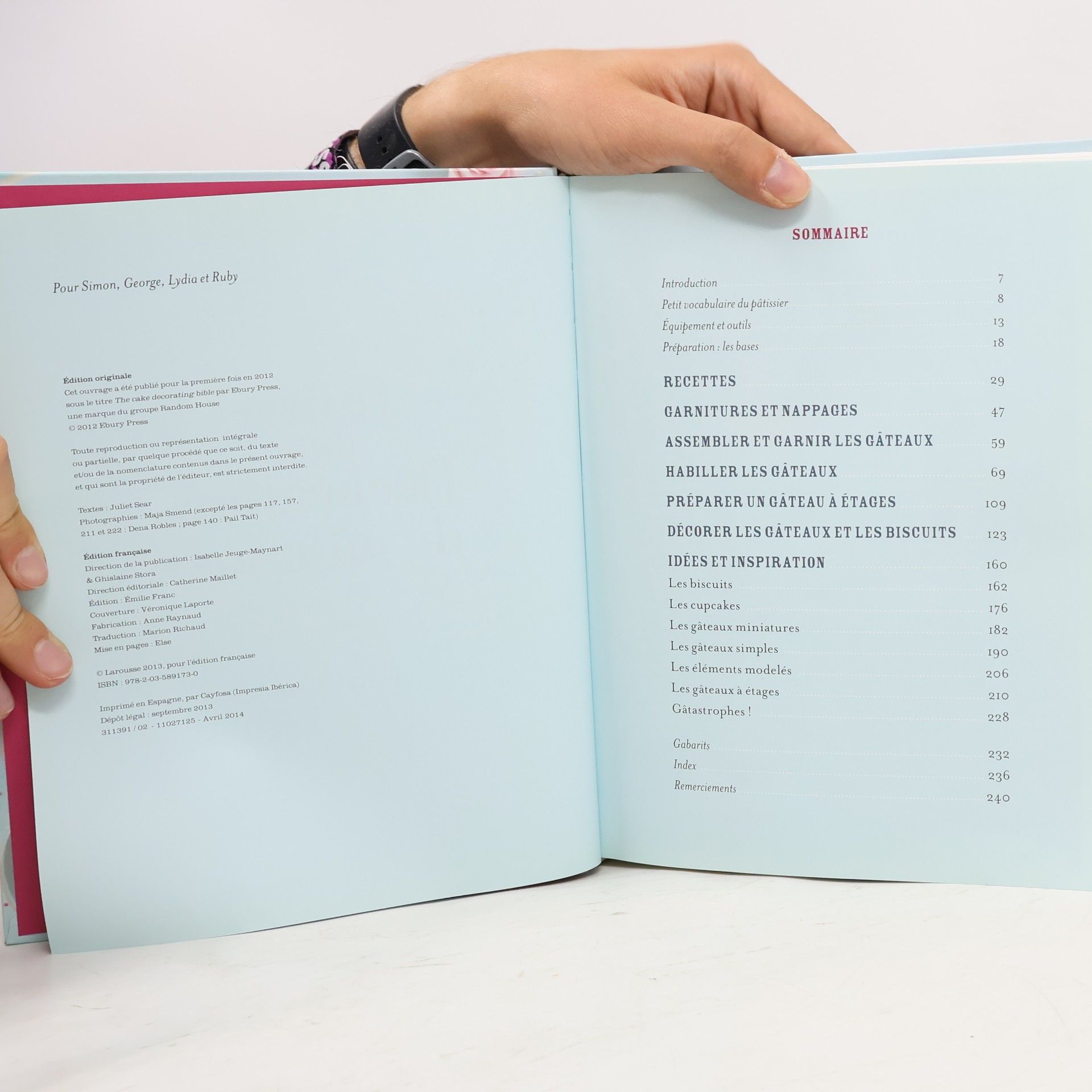 Juliet Sear Le livre de la Décoration de gâteaux