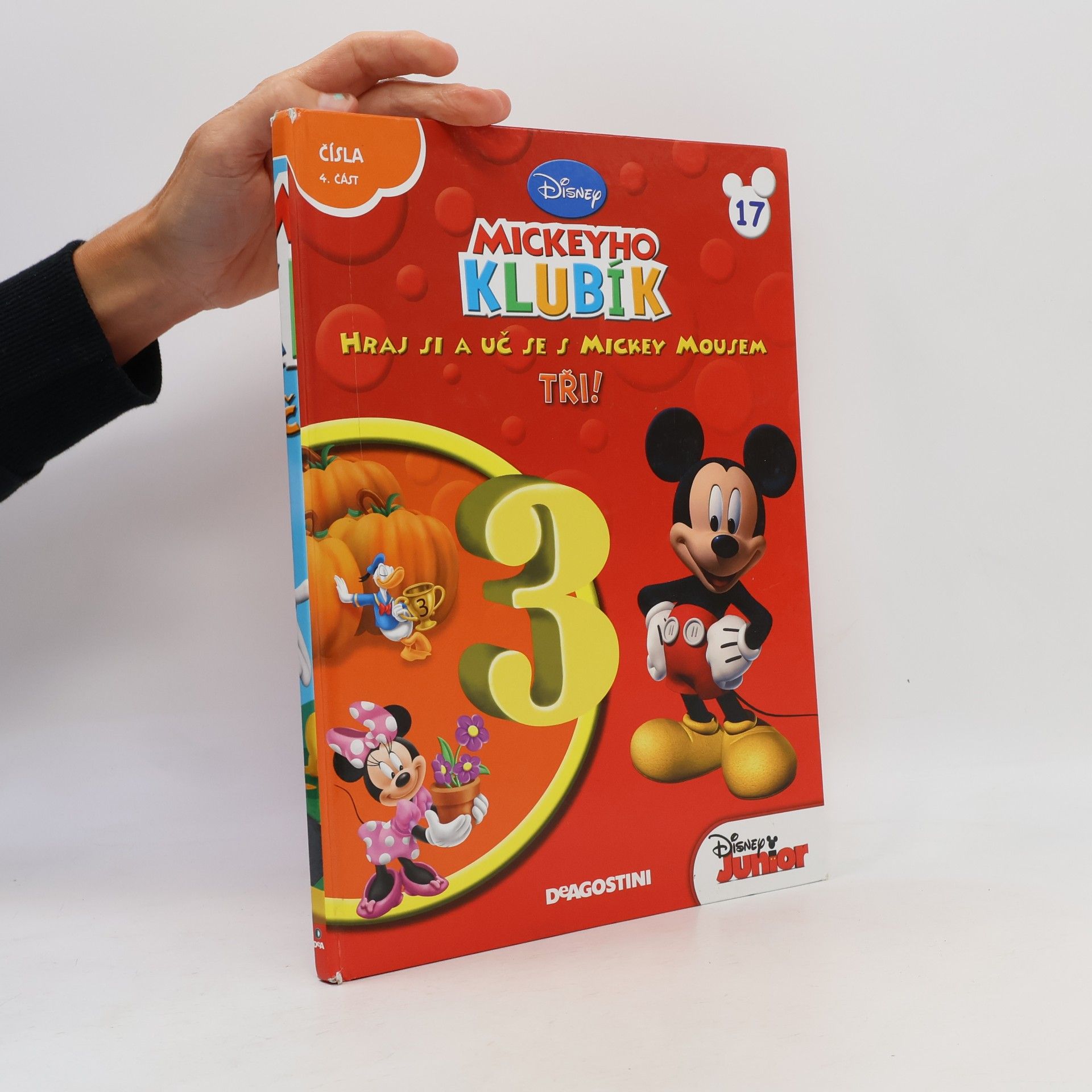 Kolektív autorov Hraj si a uč se s Mickey Mousem 17. Tři!