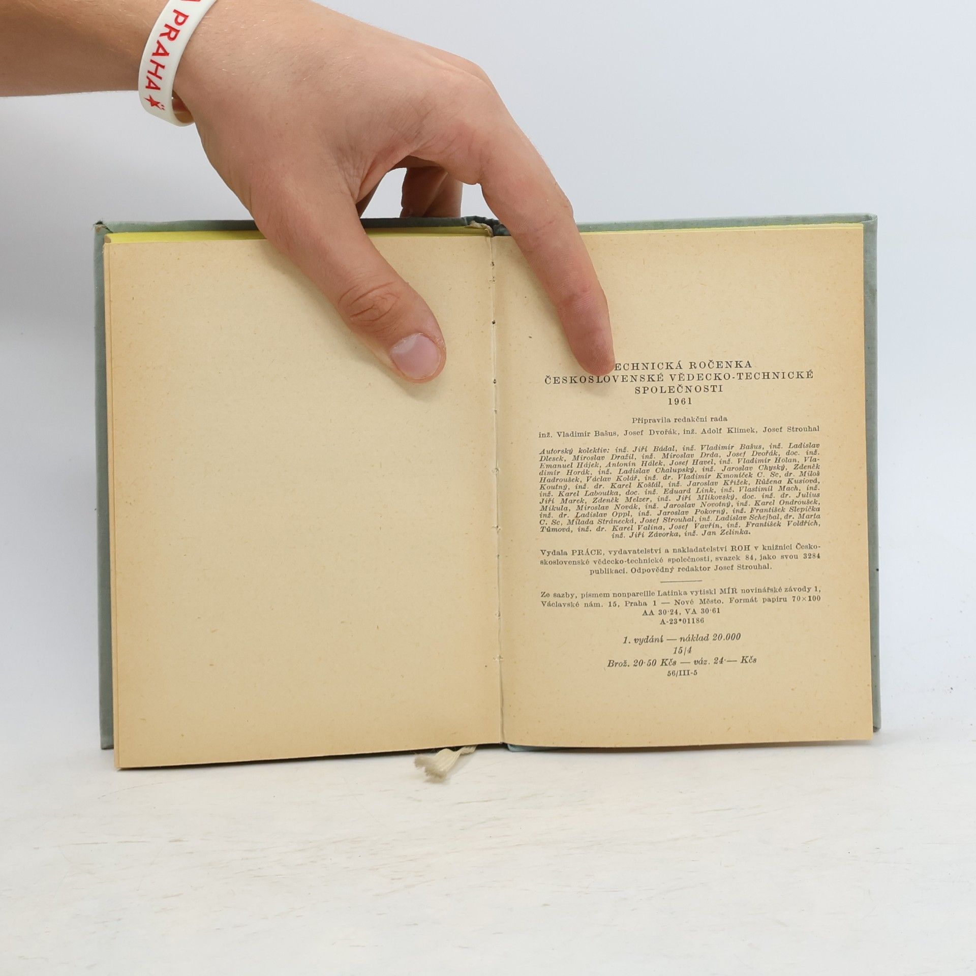 Kolektiv autorů Technická ročenka Československé vědecko-technické společnosti 1961