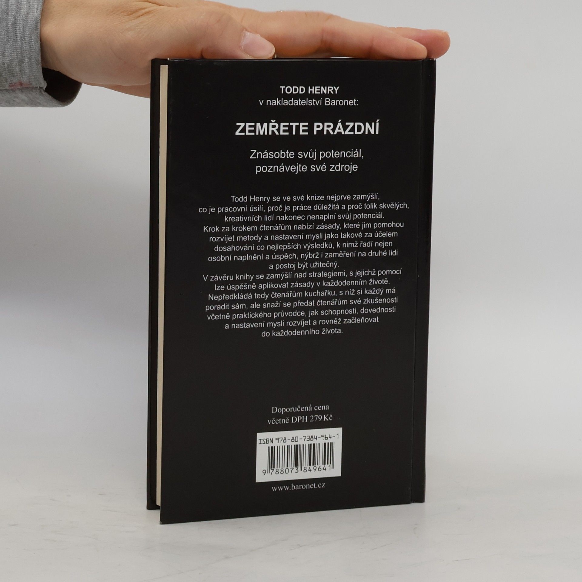 Todd Henry Zemřete prázdní. Znásobte svůj potenciál, poznávejte své zdroje