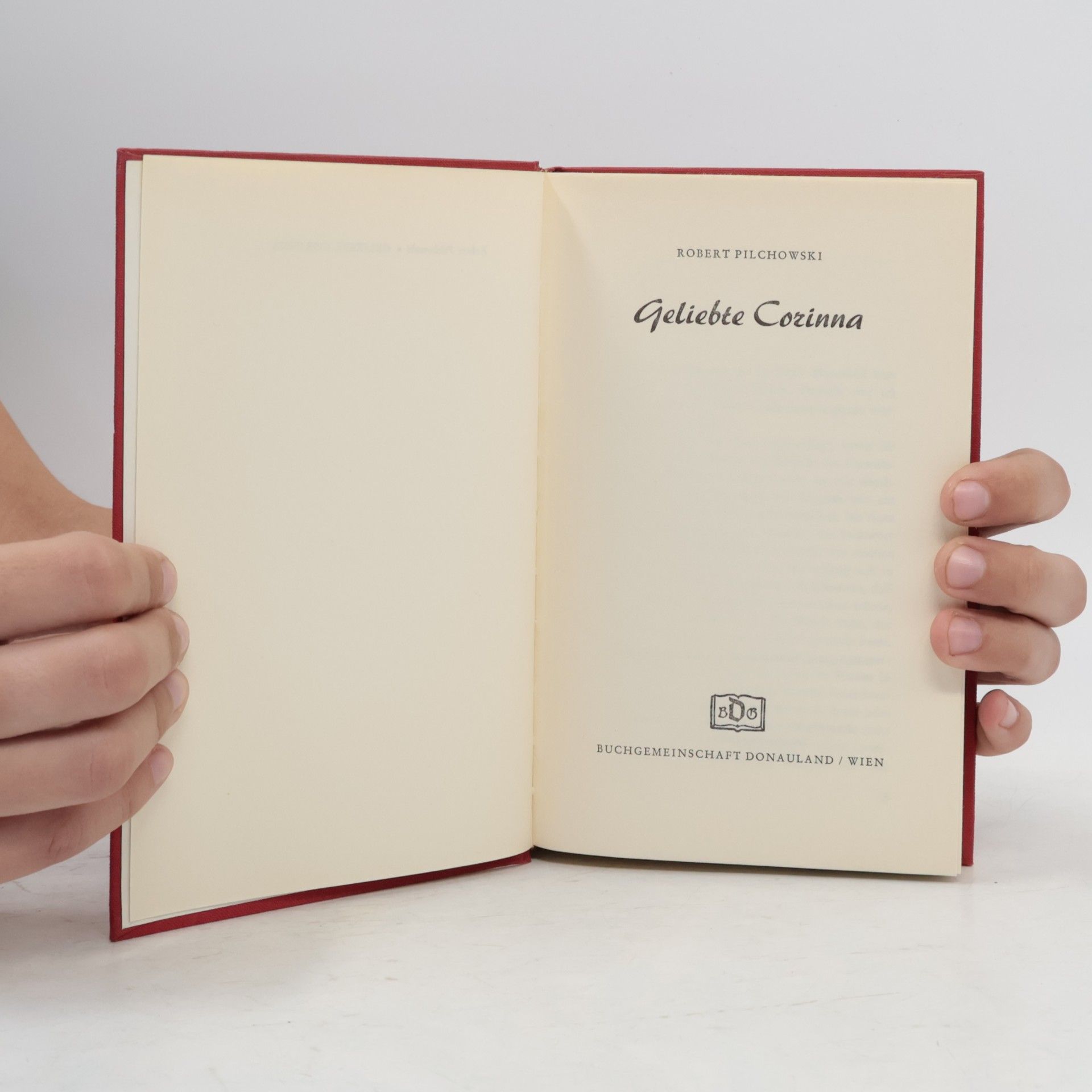 Robert Pilchowski Geliebte Corinna