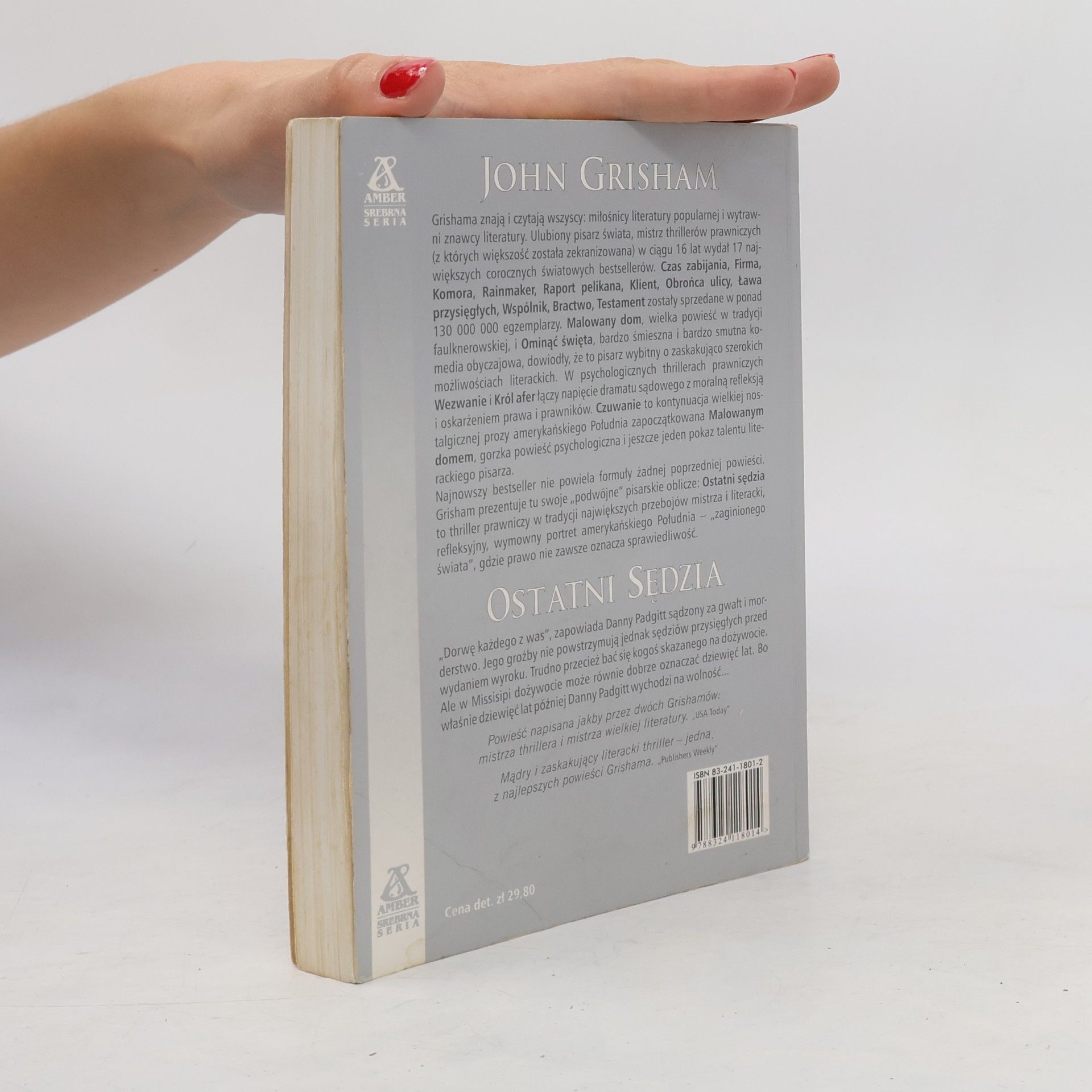 John Grisham Srebrna Seria: Ostatni Sędzia