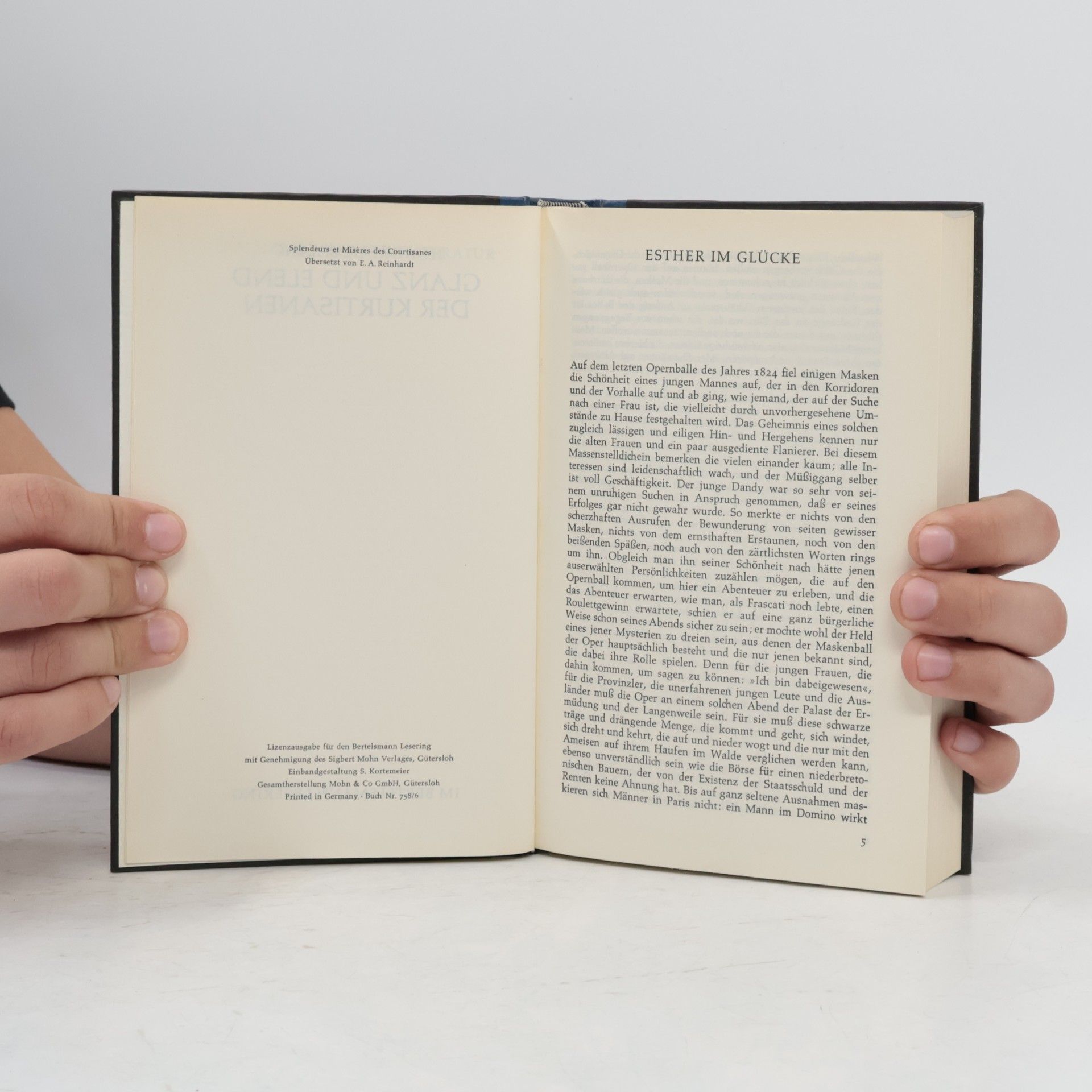 Honoré de Balzac Glanz und Elend der Kurtisanen
