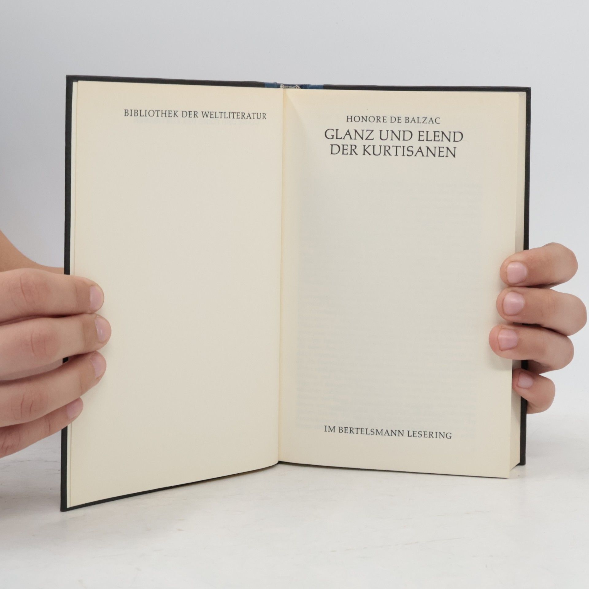 Honoré de Balzac Glanz und Elend der Kurtisanen
