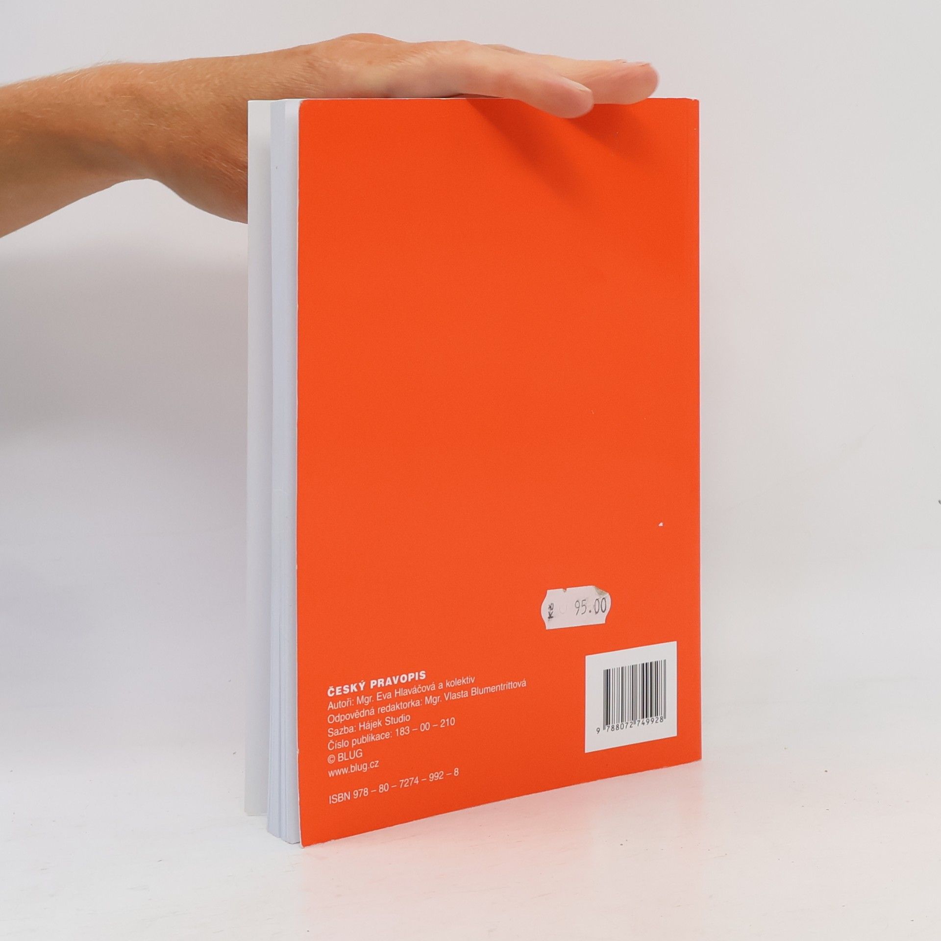 Eva Hlaváčová Český pravopis: S přehledem mluvnických a pravopisných pravidel, souhrnými cvičeními, diktáty a klíčem