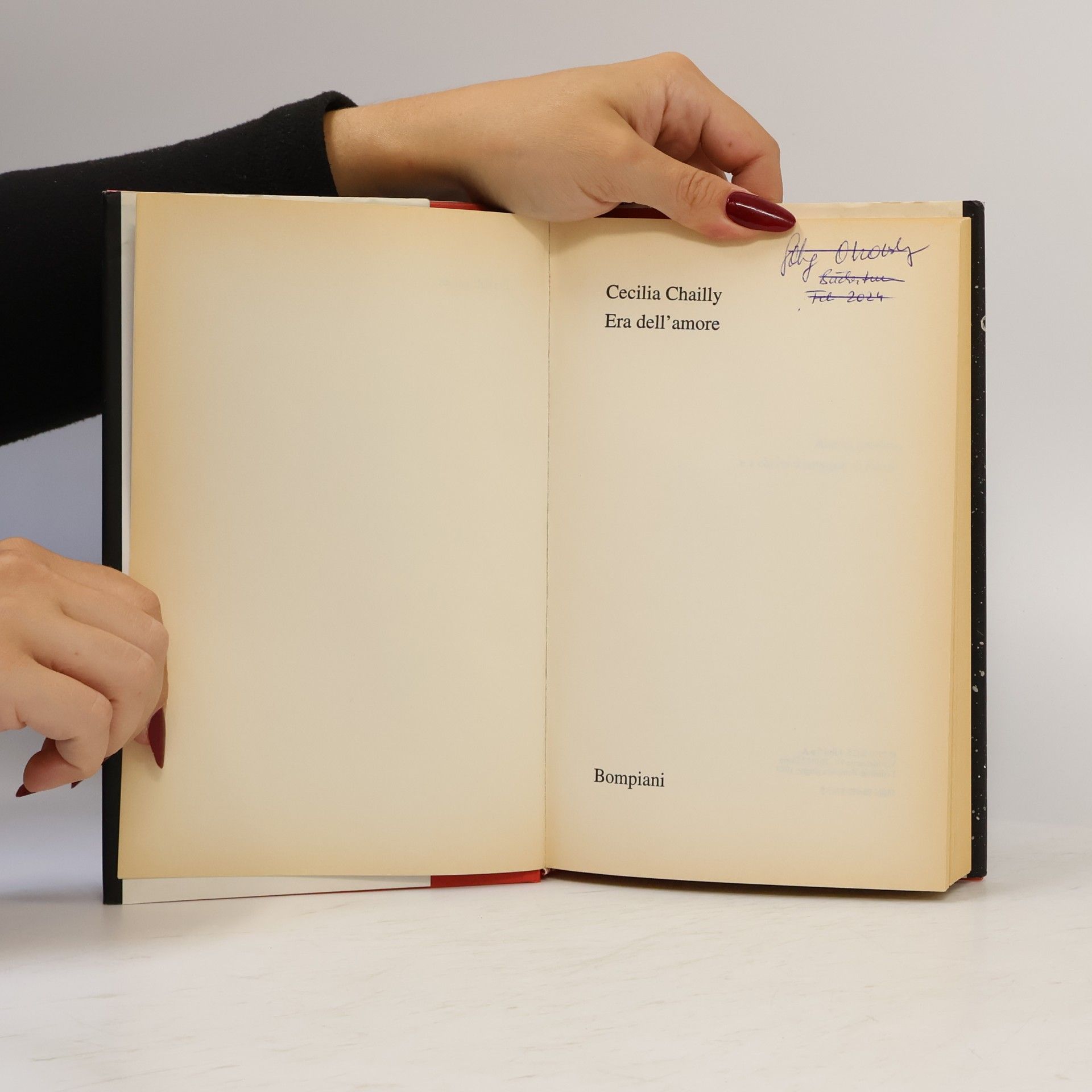 Cecilia Chailly L'era dell'amore (Letteraria)