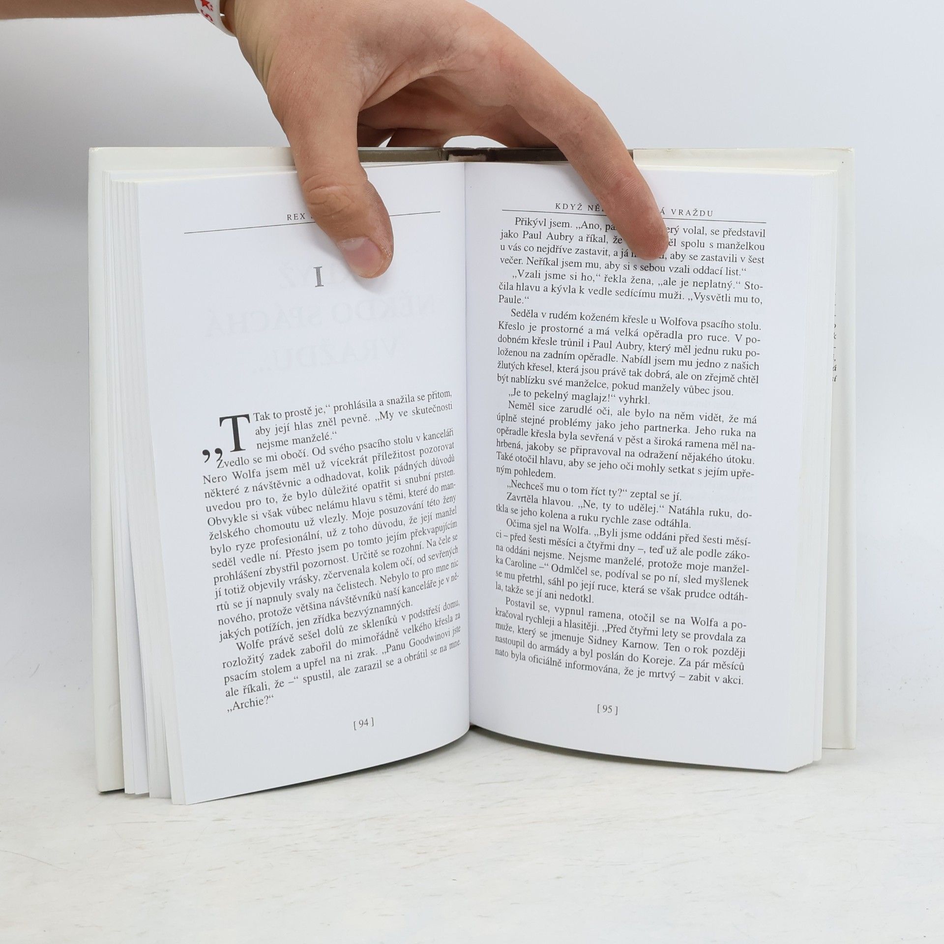 Rex Stout Tři svědkové