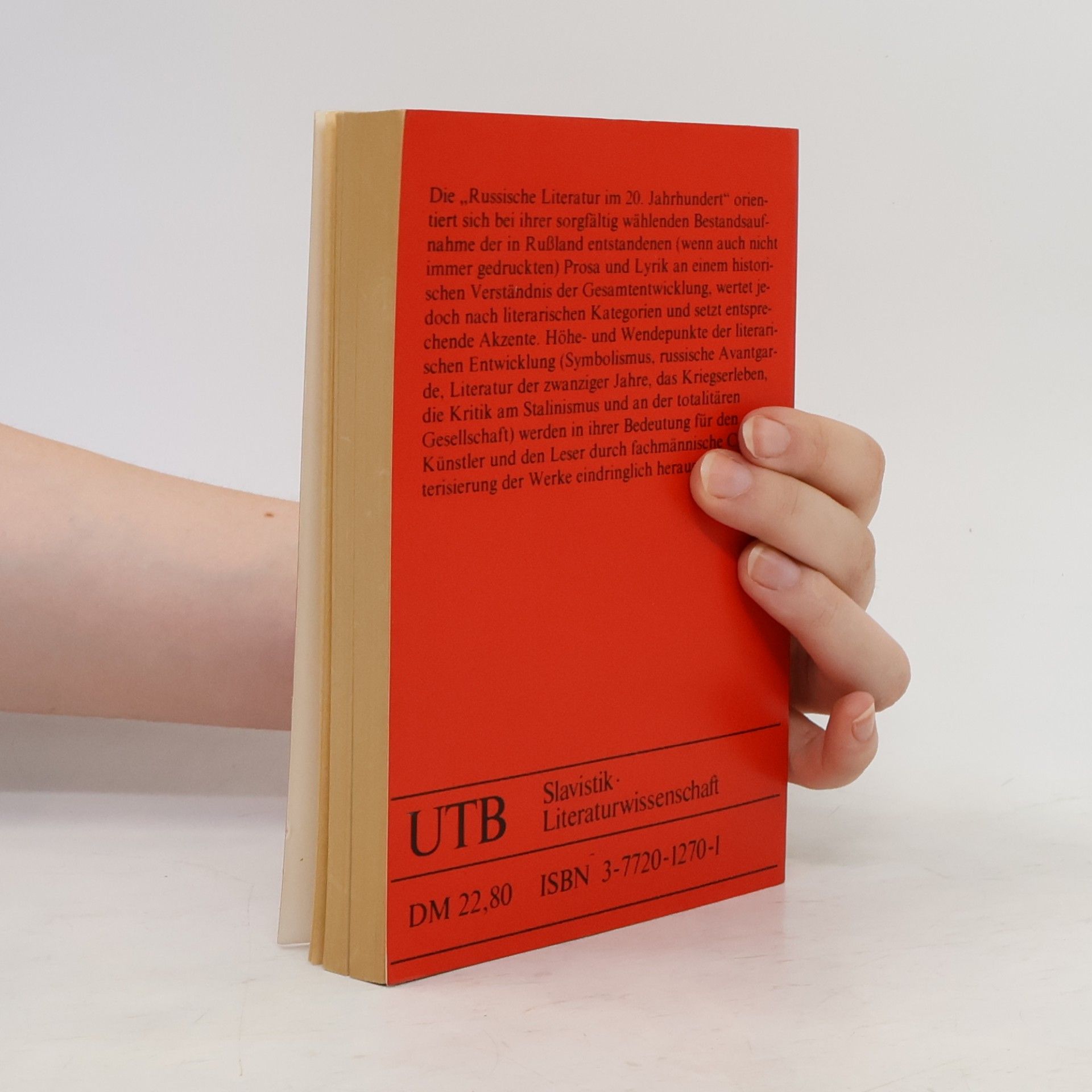 Johannes Holthusen Russische Literatur im 20. Jahrhundert