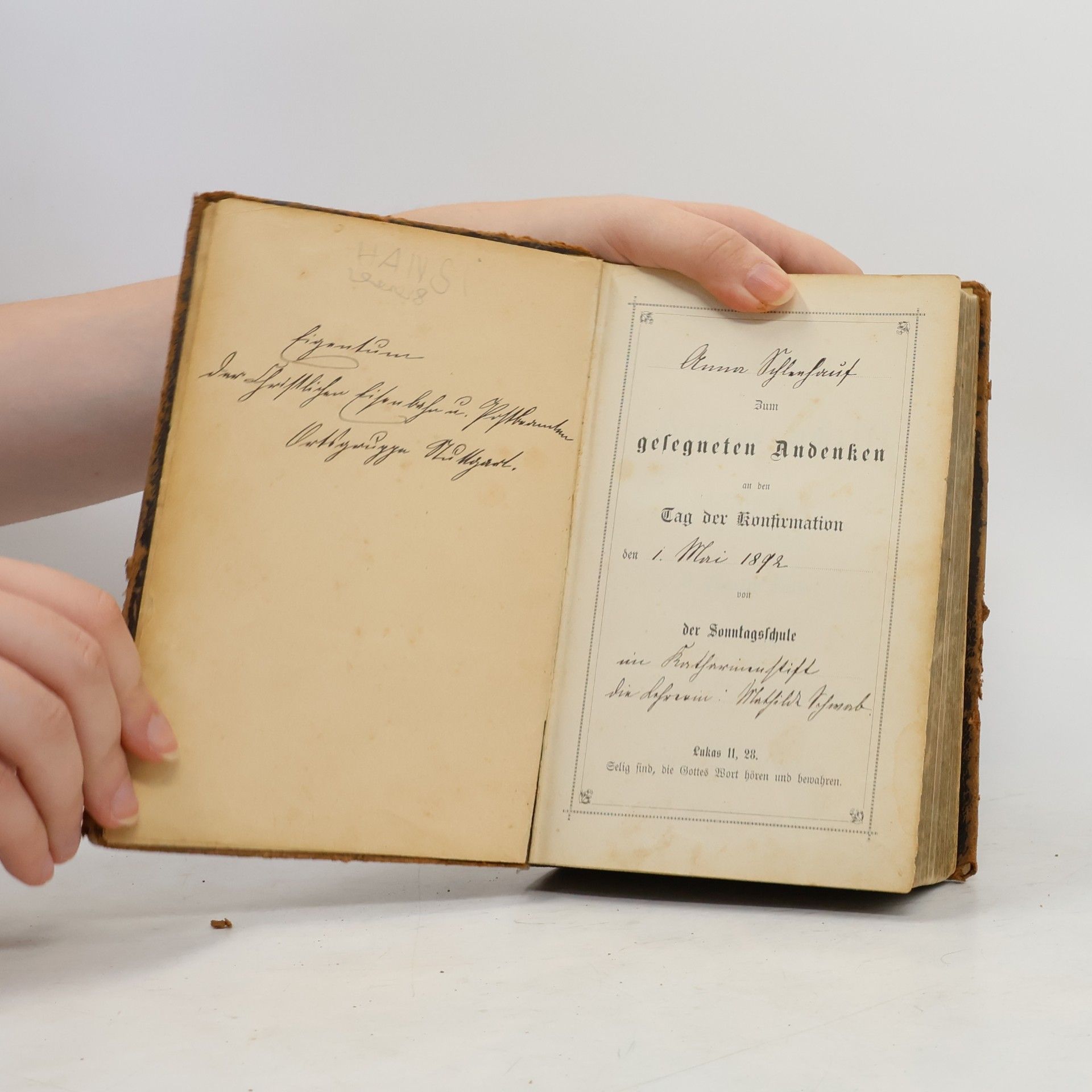 Martin Luther Die heilige Schrift. Zum gesegneten Andenken an den Tag der Konfirmation