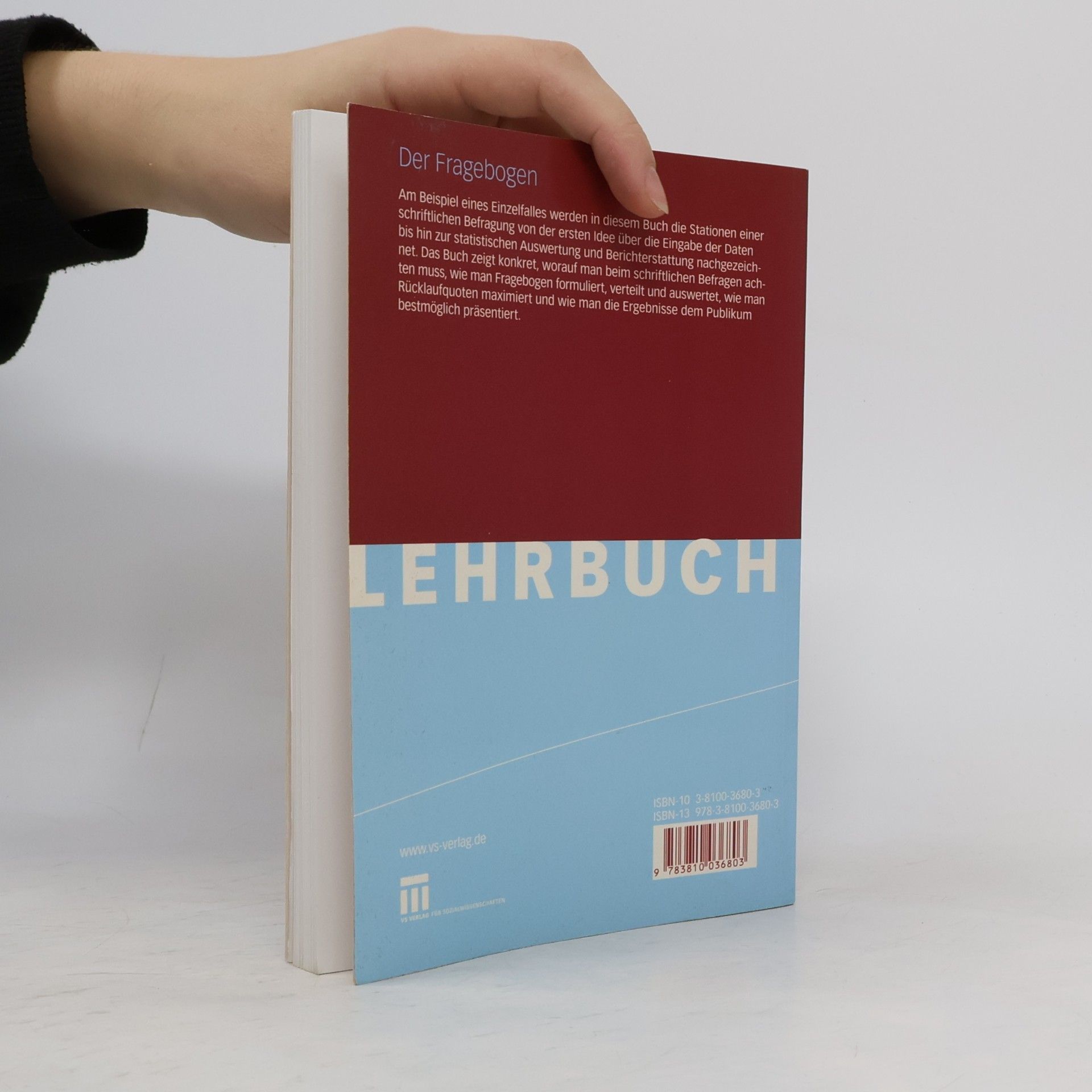 Sabine Kirchhoff Der Fragebogen - 3., überarbeitete Auflage