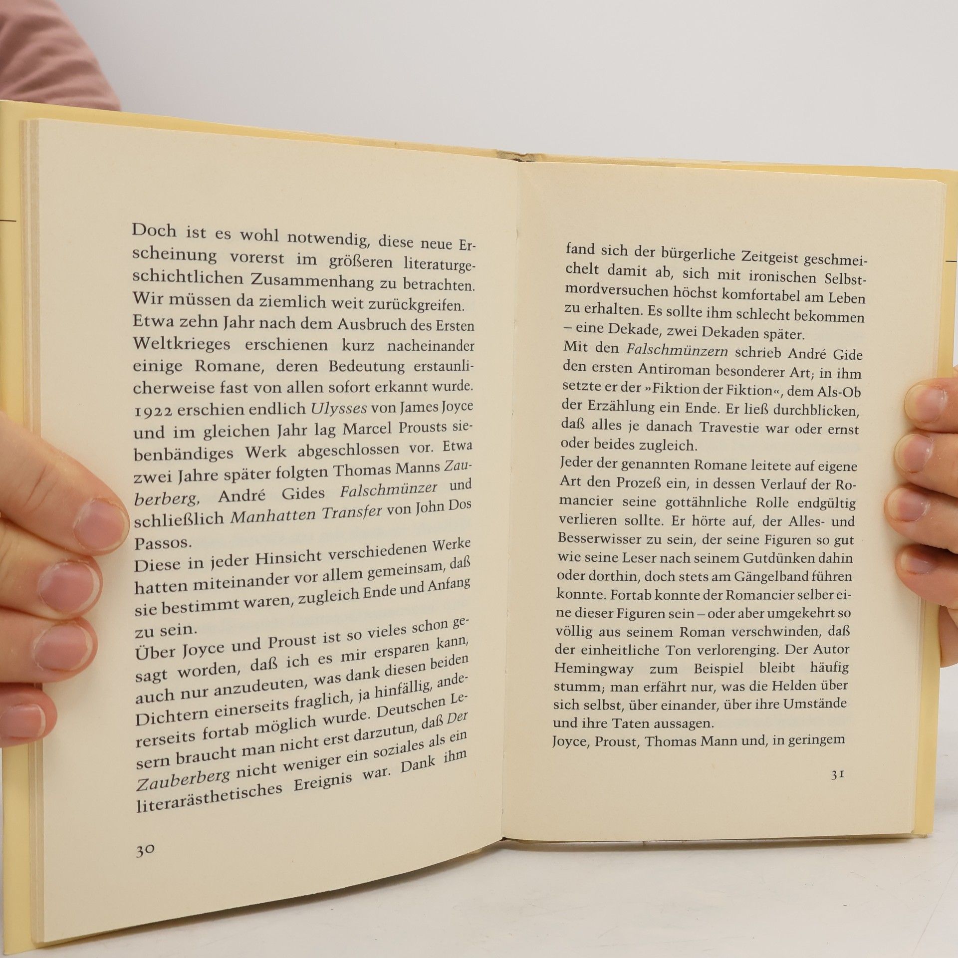 Mane s. Sperber Die Wirklichkeit in der Literatur des 20. Jahrhunderts