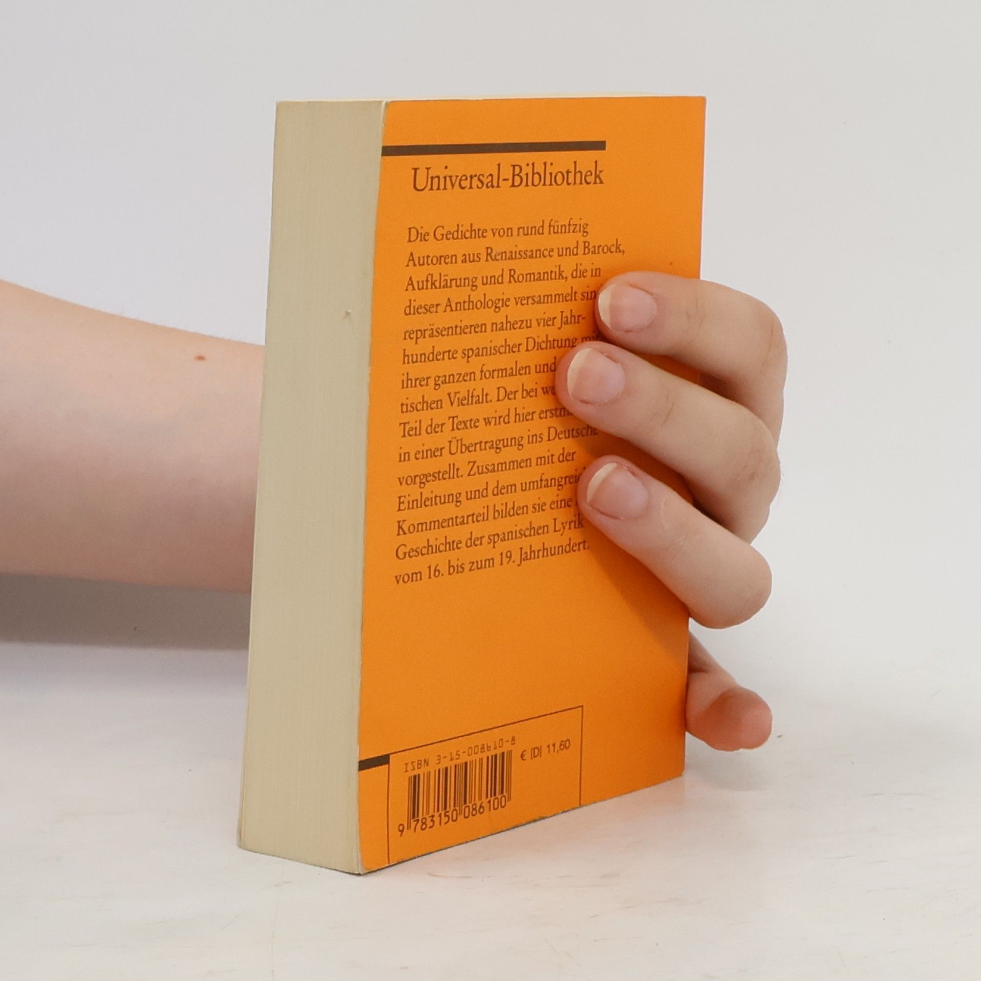 Autores varios Spanische Lyrik von der Renaissance bis zum späten 19. Jahrhundert