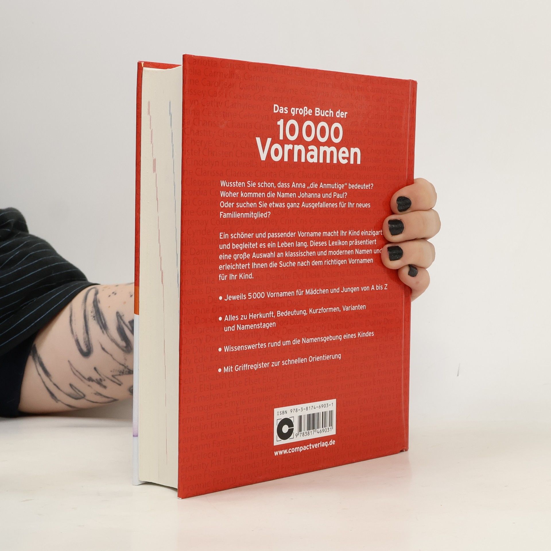 Jennifer Willms Das große Buch der 10000 Vornamen
