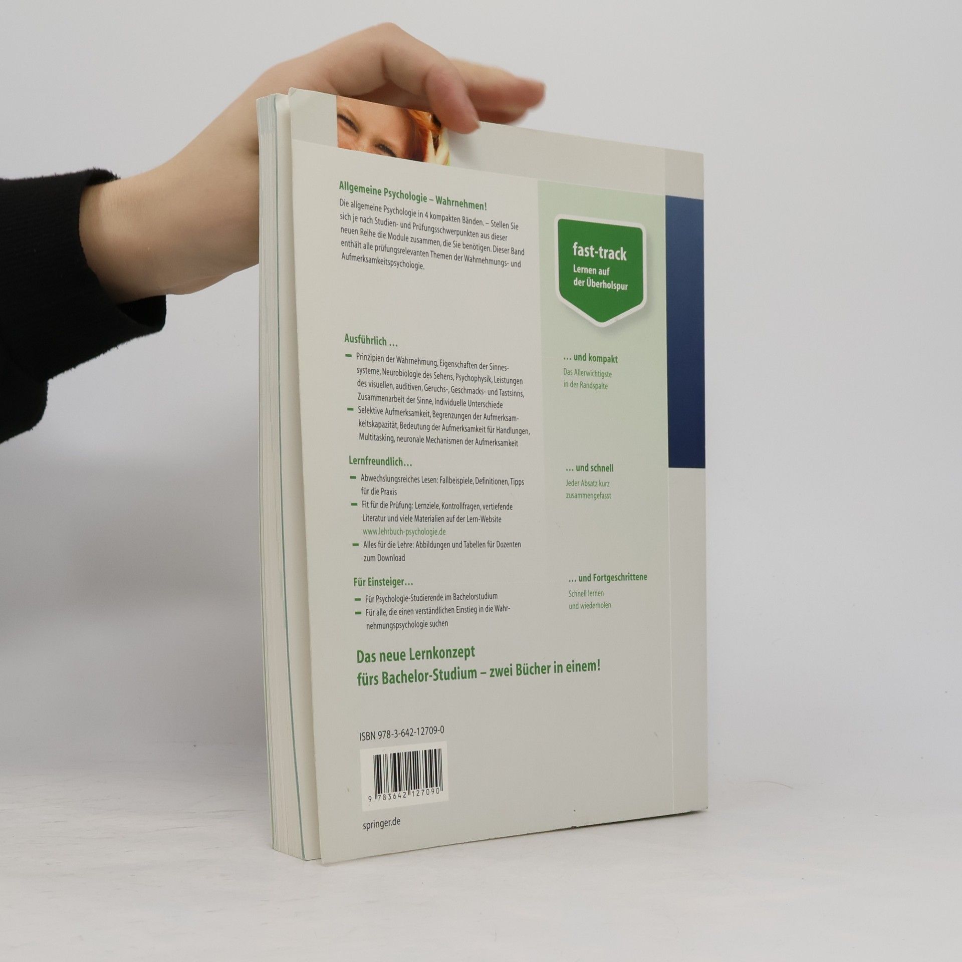 Herbert Hagendorf Wahrnehmung und Aufmerksamkeit (Lehrbuch mit Online-Materialien)