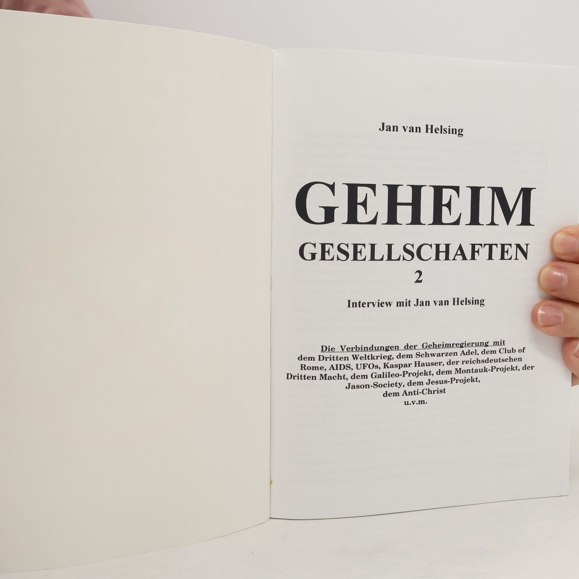 Jan Udo Holey Geheim Gesellschaften 2