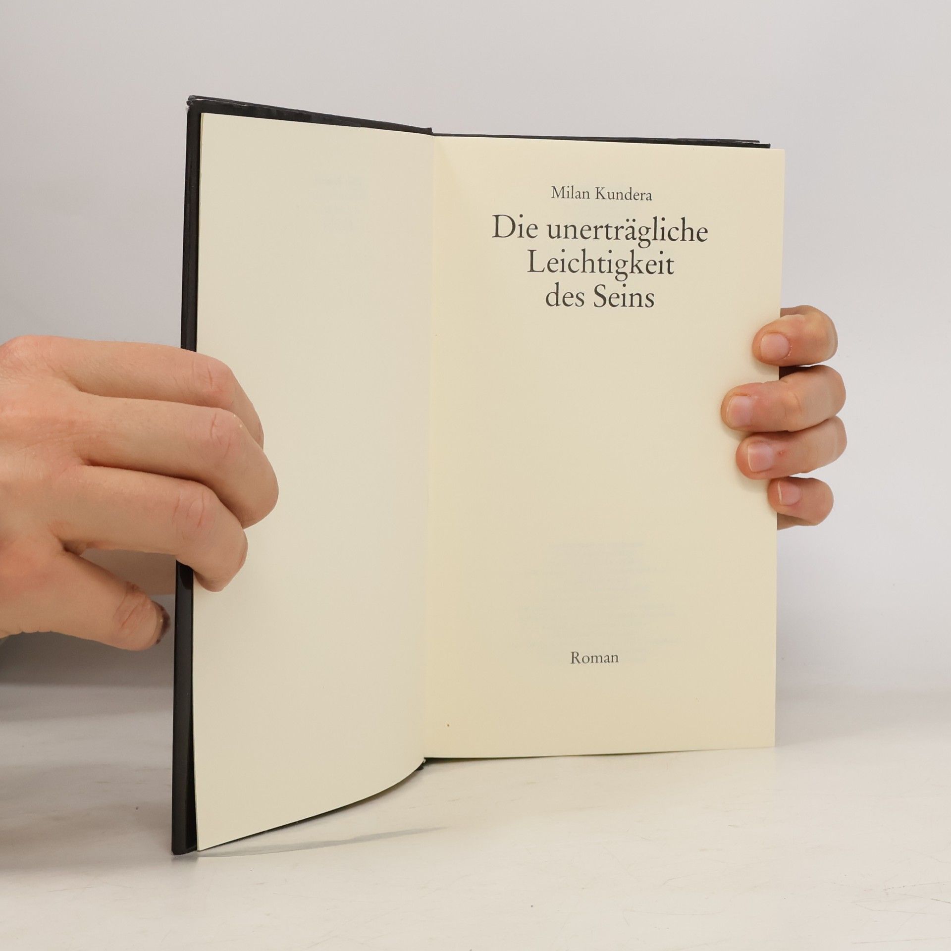 Milan Kundera Die unerträgliche Leichtigkeit des Seins