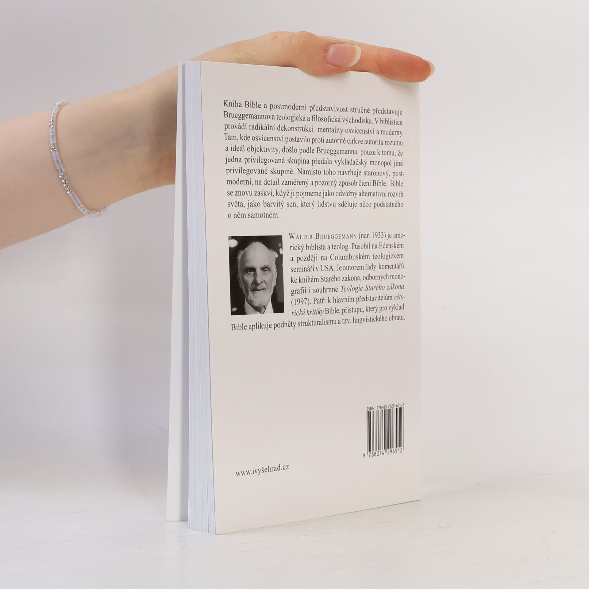 Walter Brueggemann Bible a postmoderní představivost : písmo jako scénář života