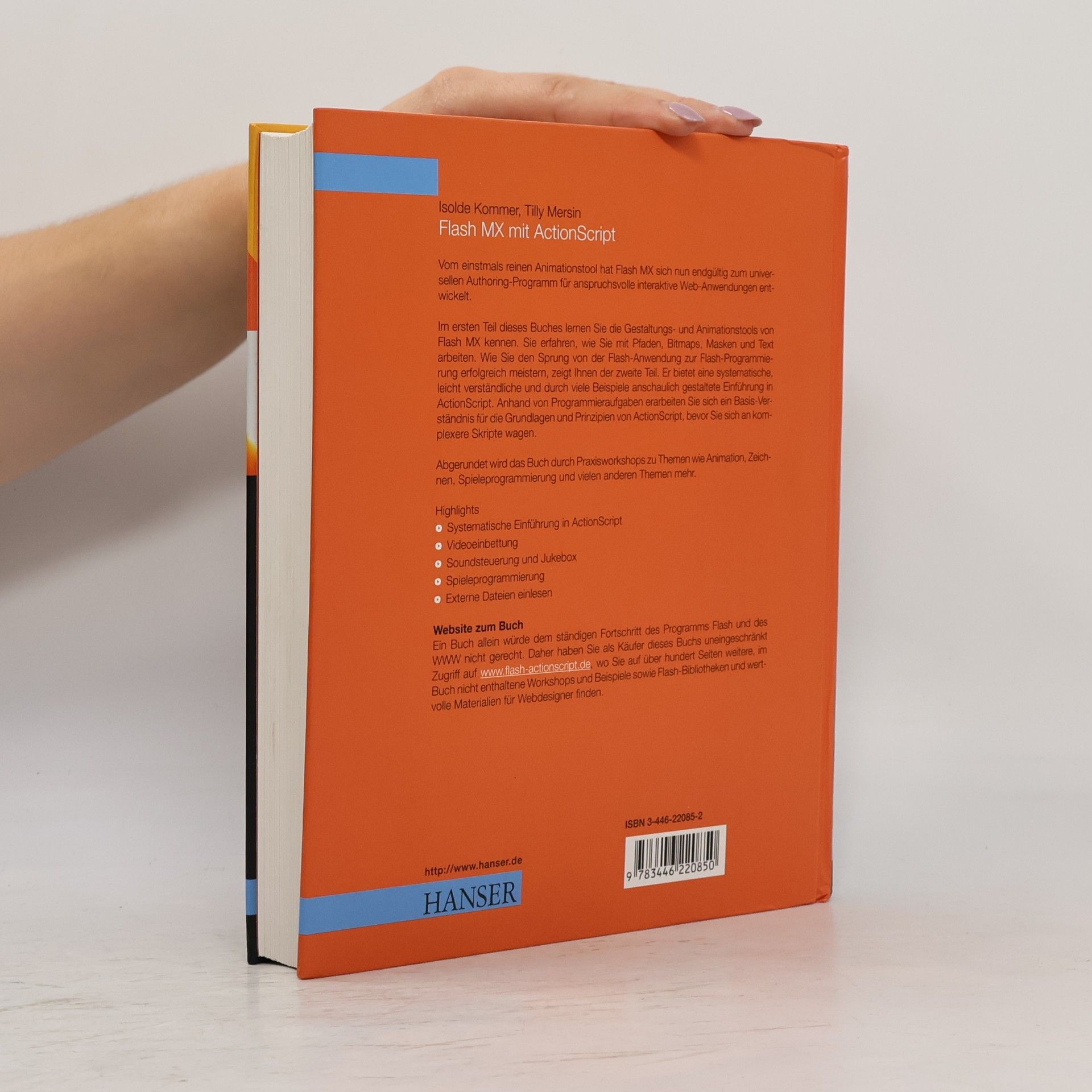 Isolde Kommer Flash MX mit ActionScript
