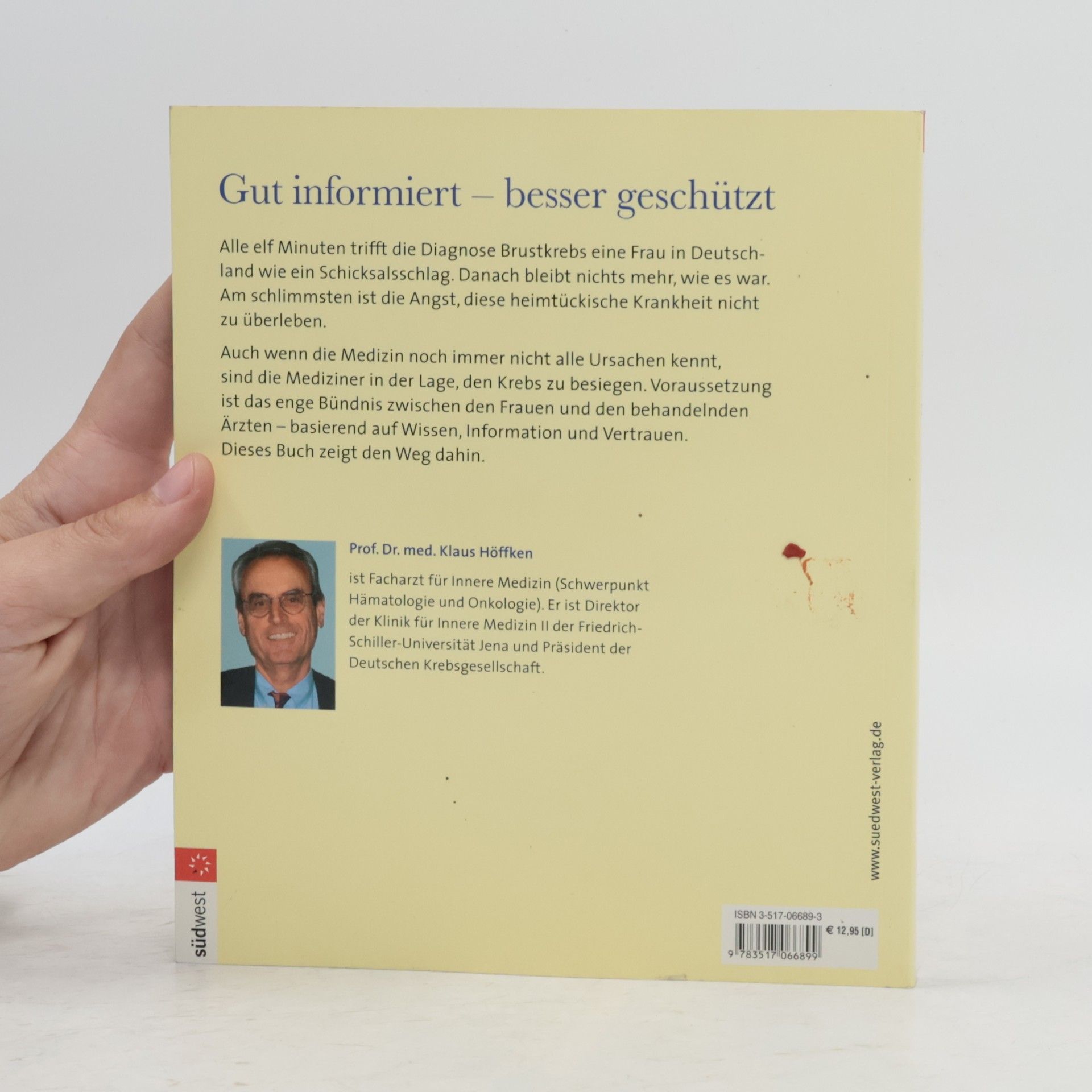 Klaus Höffken Den Brustkrebs besiegen