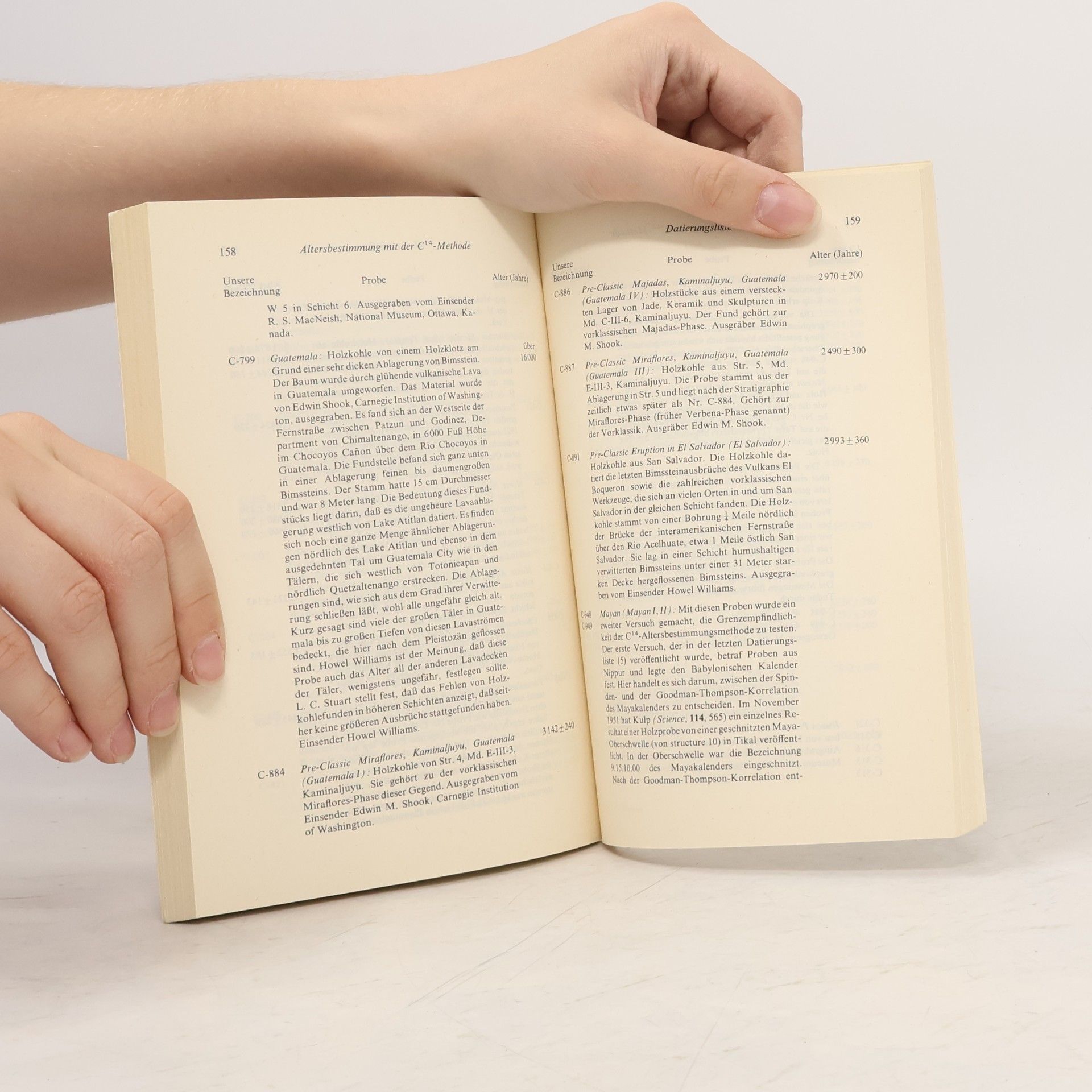 Willard F. Libby Altersbestimmung mit der C14 Methode