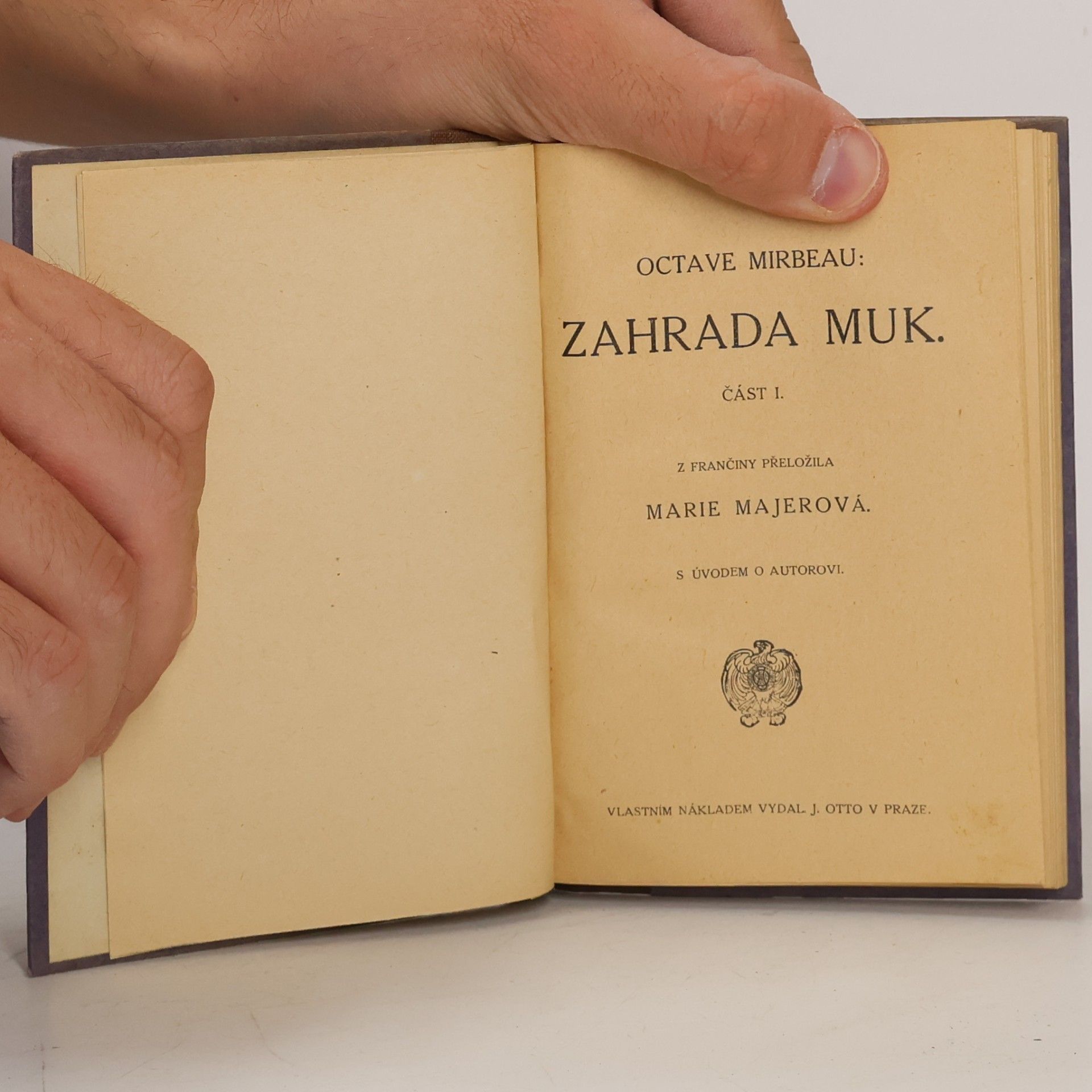 Octave Mirbeau Zahrada muk. Část I.