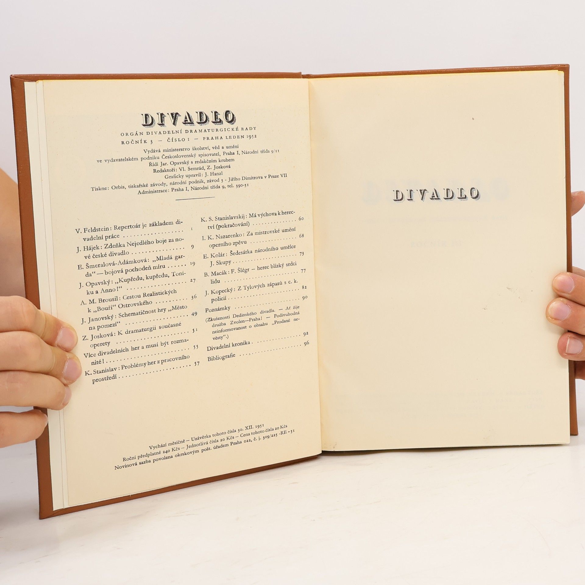 Auteurscollectief Divadlo 1952 I.